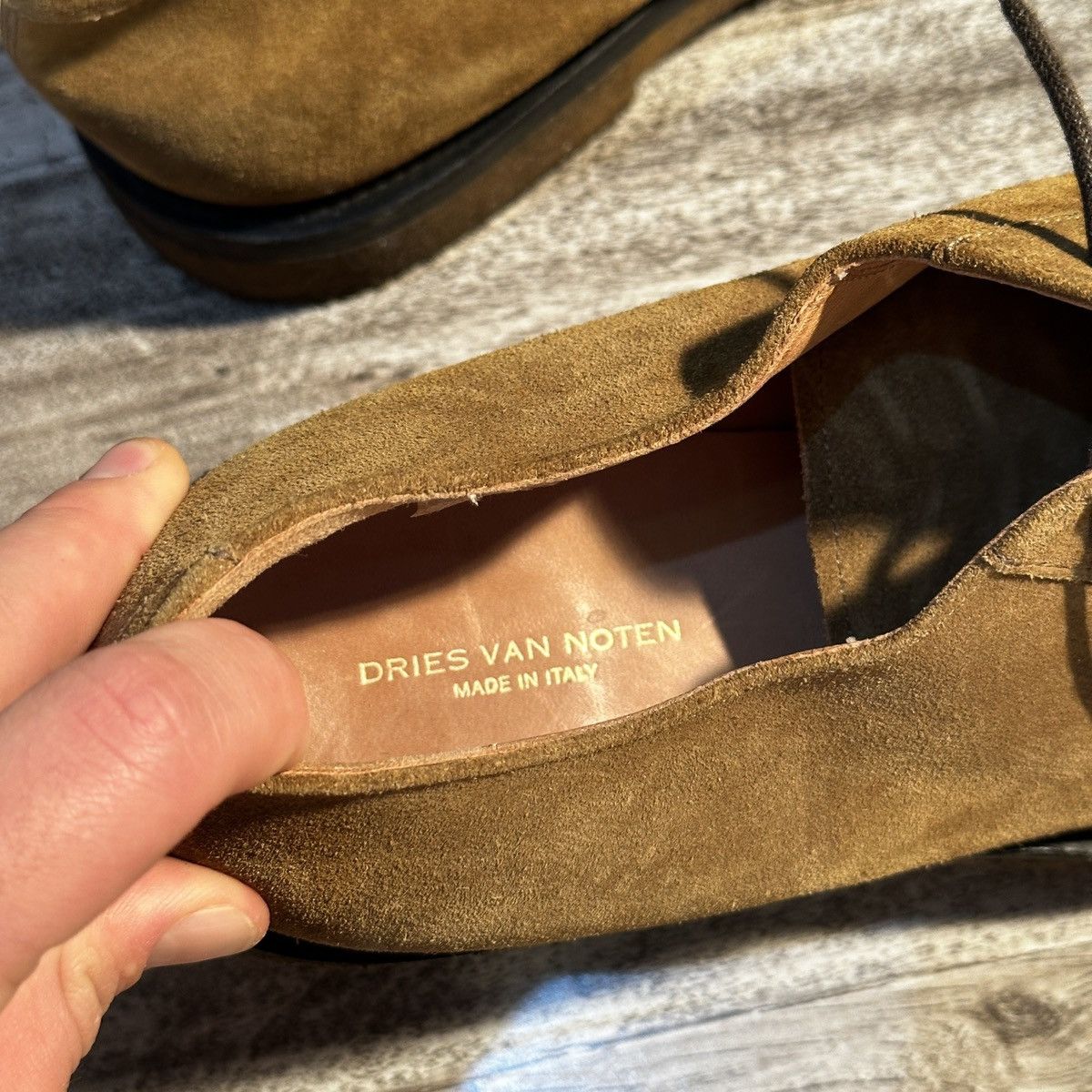 Dries Van Noten Dries Van Noten Classic Suede Derby Shoes Size US 10.5 / EU 43-44 - 6 Thumbnail