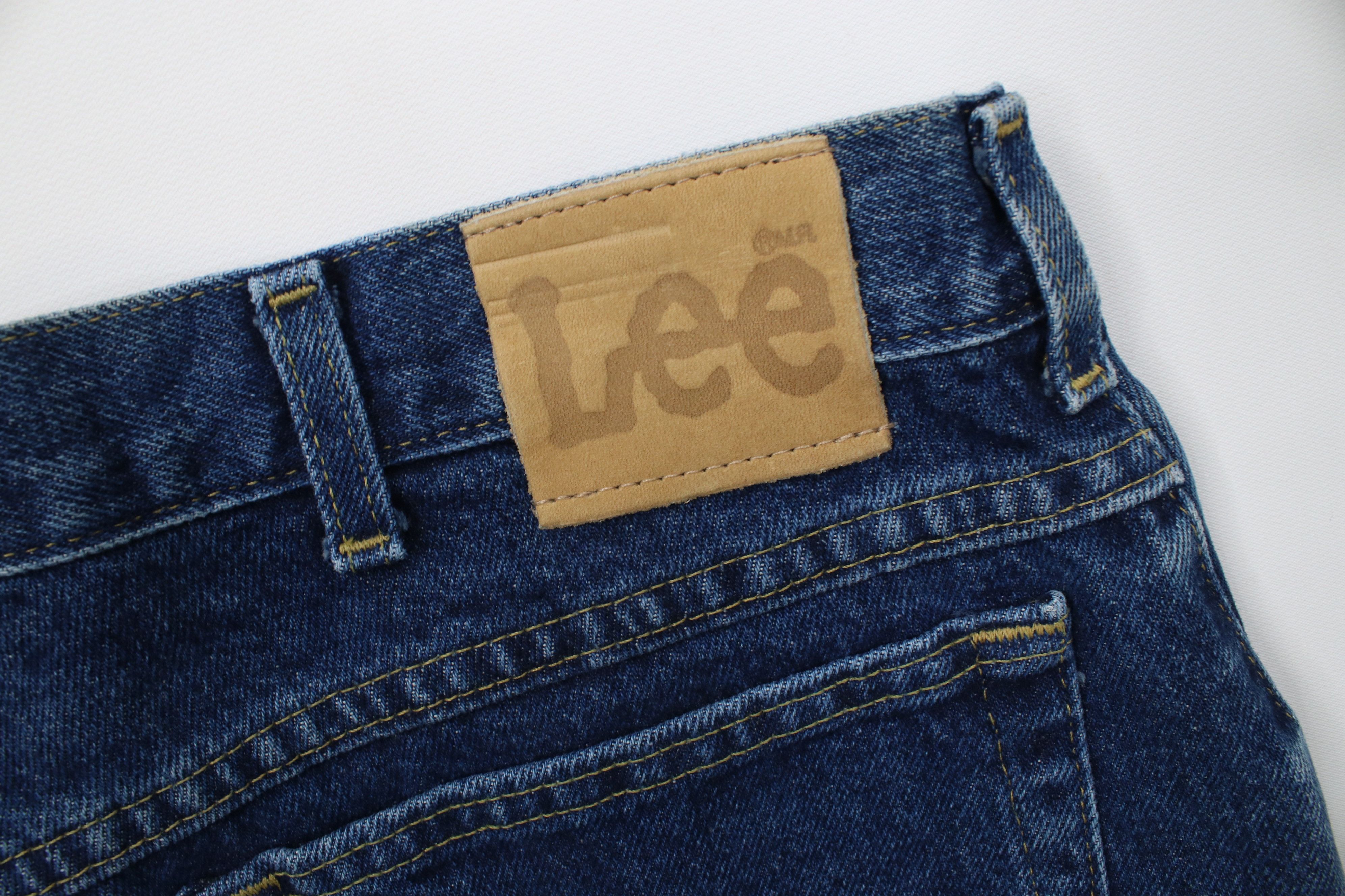 Lee Vintage 90s Lee Fit Denim Jean Shorts Jorts Blue Cotton Size US 34 / EU 50 - 13 Thumbnail