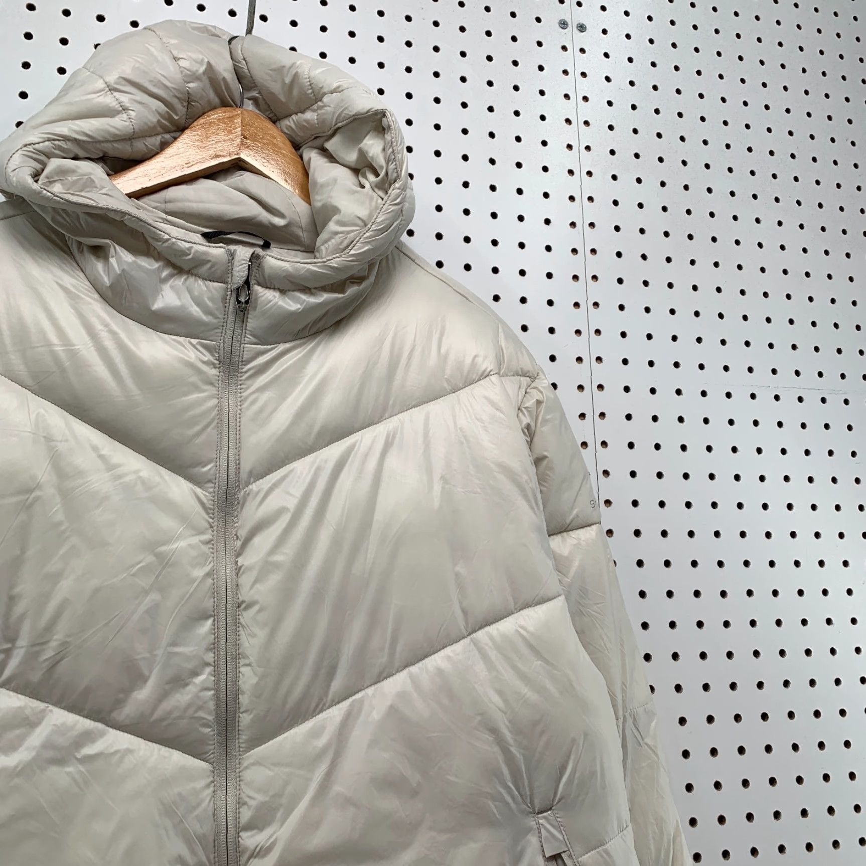Spyder Spyder Jacket Puffer Hooded Womens L Ivory Lightweight Warm NWT 23.5x26 - NEW, Regular, Size L, Ironed? Size L / US 10 / IT 46 - 7 Thumbnail