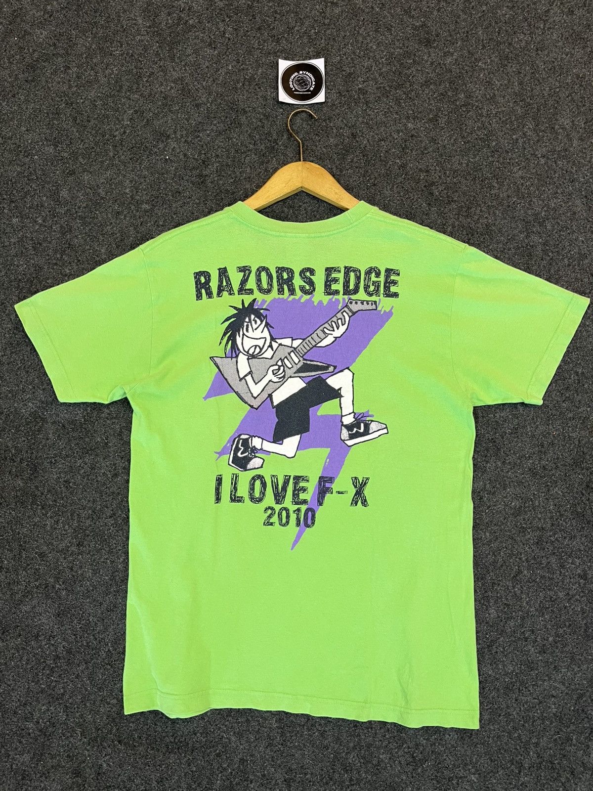 Band Tees 🔥 Rare Item Razors Edge Punk Hardcore Band Japan Tee Size US M / EU 48-50 / 2 - 5 Thumbnail