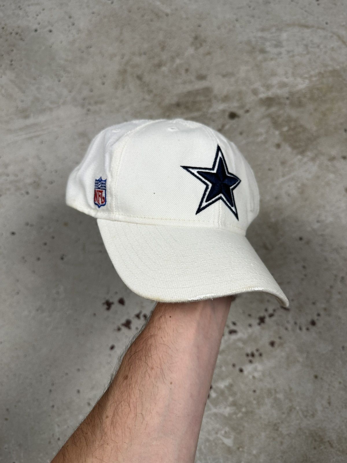 Reebok Vintage Y2K Reebok x NFL Dallas Cowboys White Hat Cap Size ONE SIZE - 2 Thumbnail