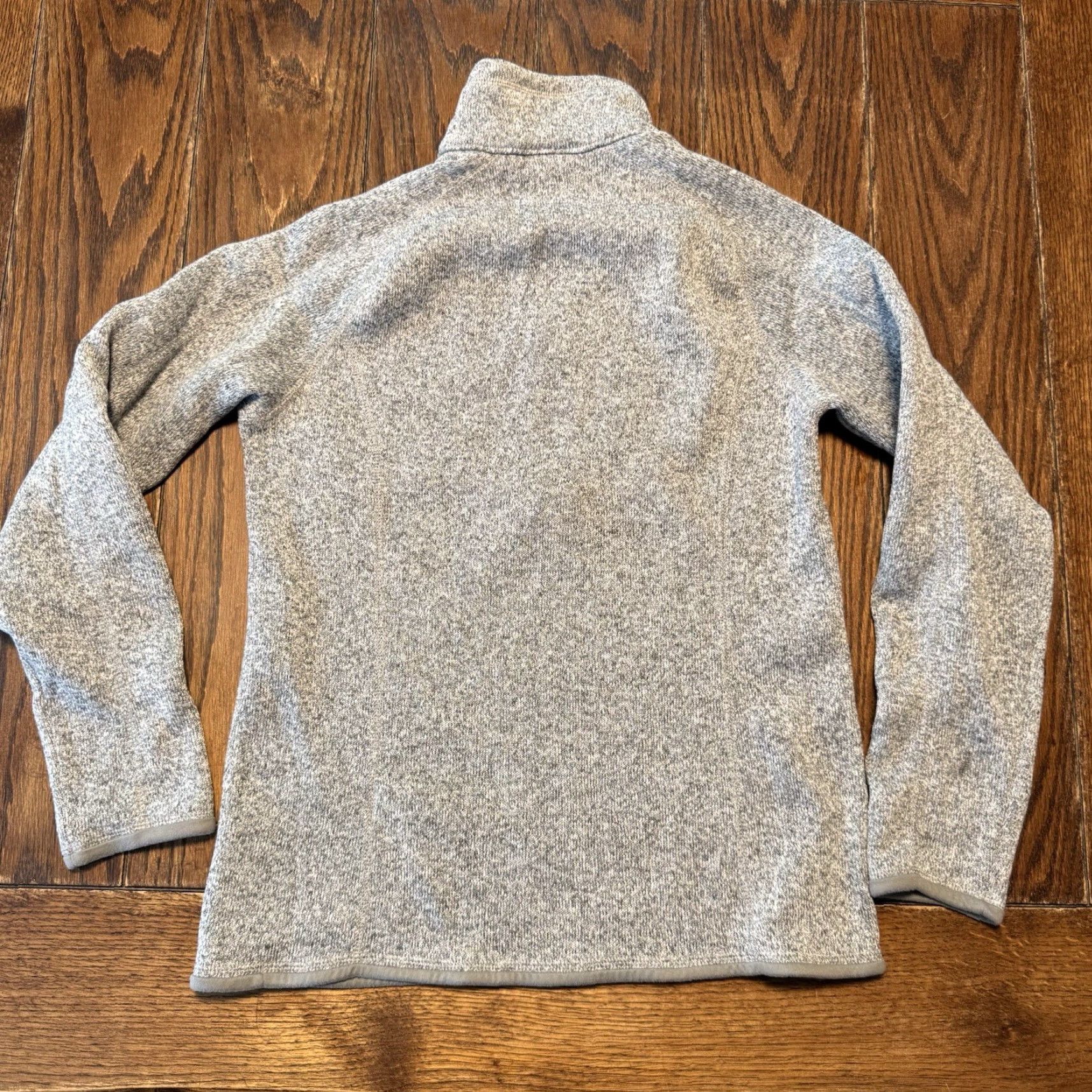 Patagonia Patagonia Better Sweater 1/4 Zip Pullover Sweater Mens Gray Medium Colgate NCAA | Outdoor, Hiking, Walking, Colgate University, 25.5 long by 19.5 Size US M / EU 48-50 / 2 - 6 Thumbnail