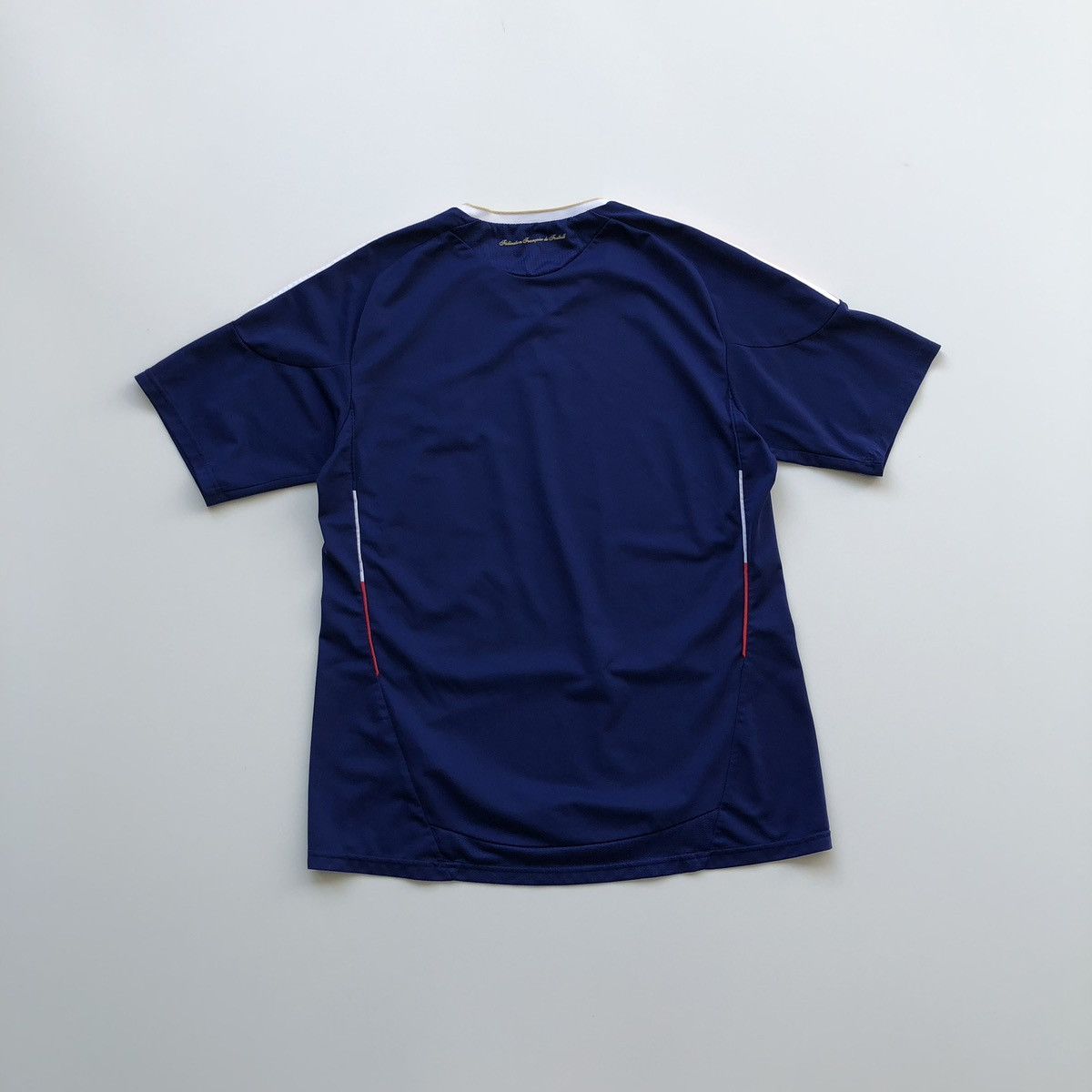 Adidas Adidas France 2009/2011 Home Jersey Blue Rare UEFA FIFA Size US L / EU 52-54 / 3 - 3 Thumbnail