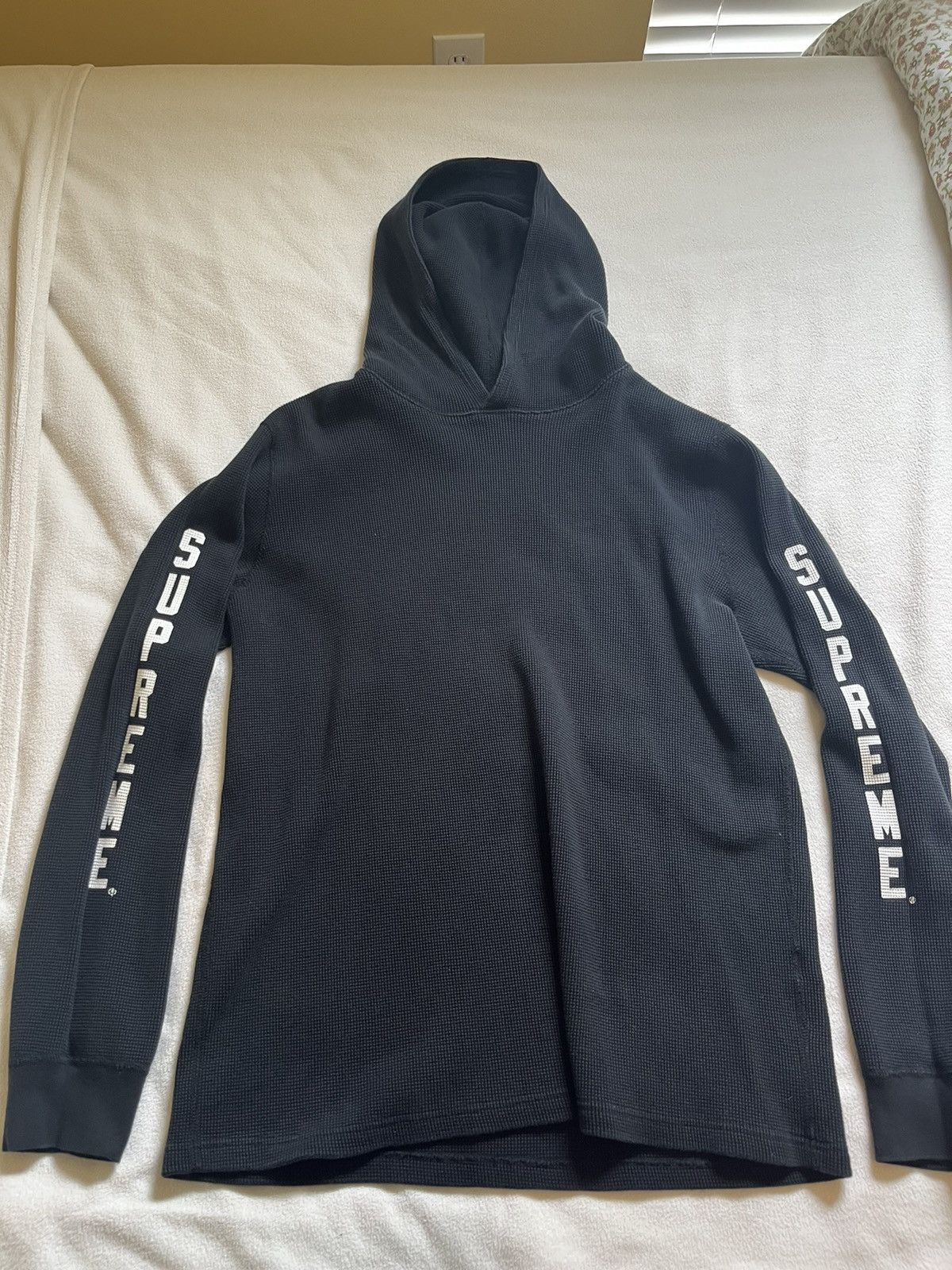 Supreme Hooded Waffle Thermal | Grailed