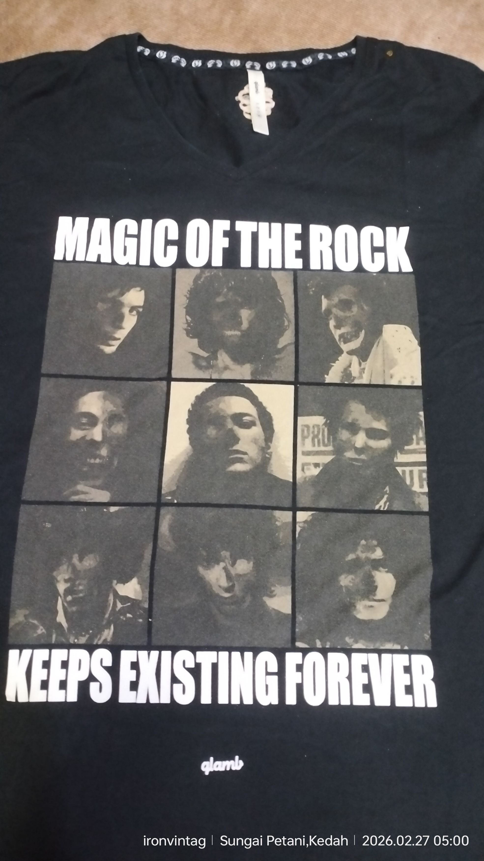 Band Tees Vintage Magic of The Rock Size US L / EU 52-54 / 3 - 4 Thumbnail