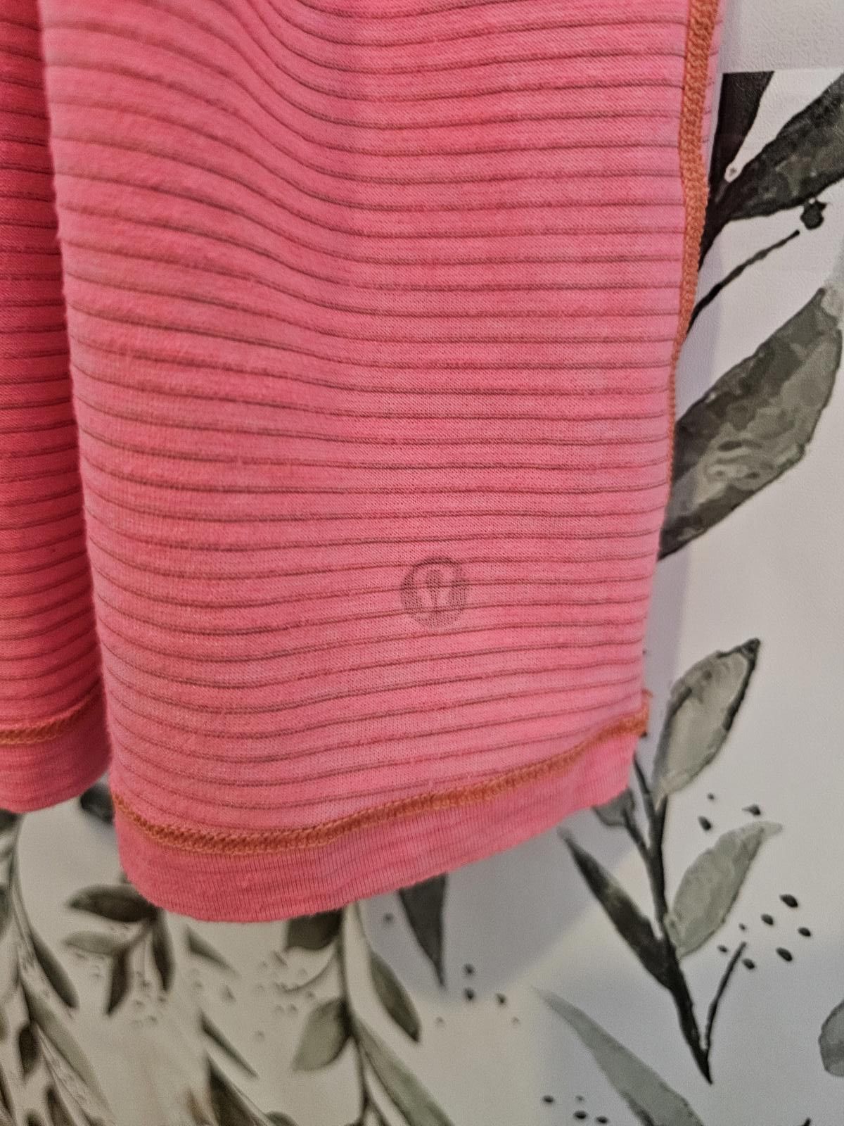 Lululemon Lululemon Athletic Shirt Pink Womens Size S Stripes Size M / US 6-8 / IT 42-44 - 5 Thumbnail