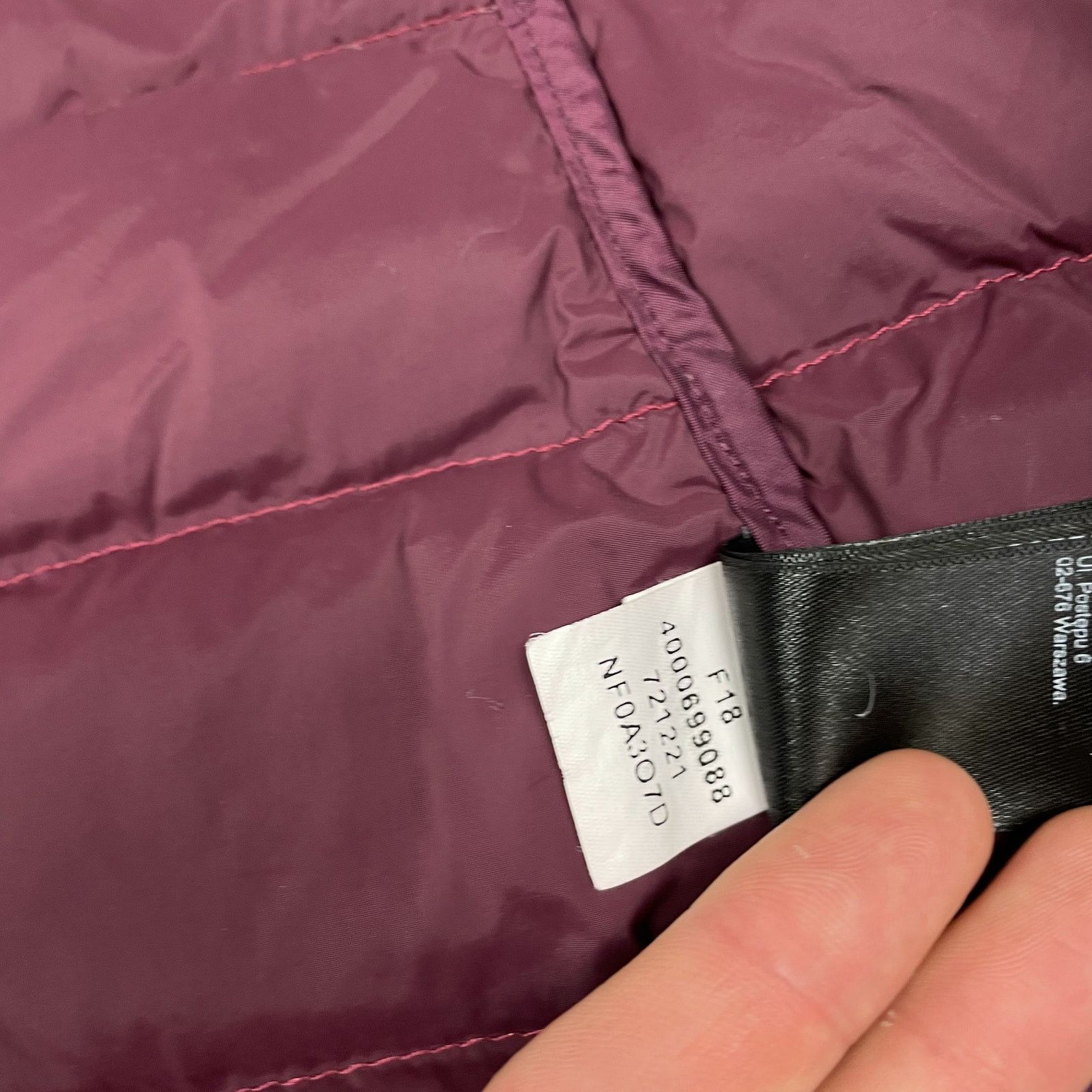 The North Face The North Face Women's Burgundy Full Zip Puffer Jacket Small Size S / US 4 / IT 40 - 16 Thumbnail