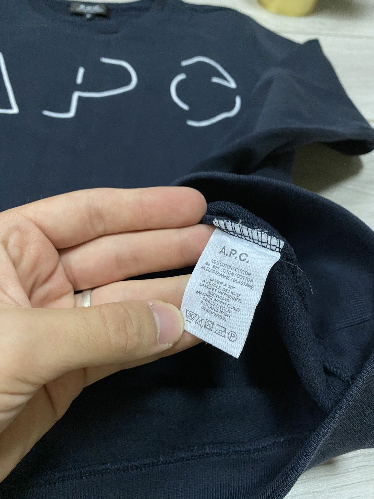 A.P.C. A.P.C. big 3D logo sweatshirt Size US M / EU 48-50 / 2 - 7 Thumbnail