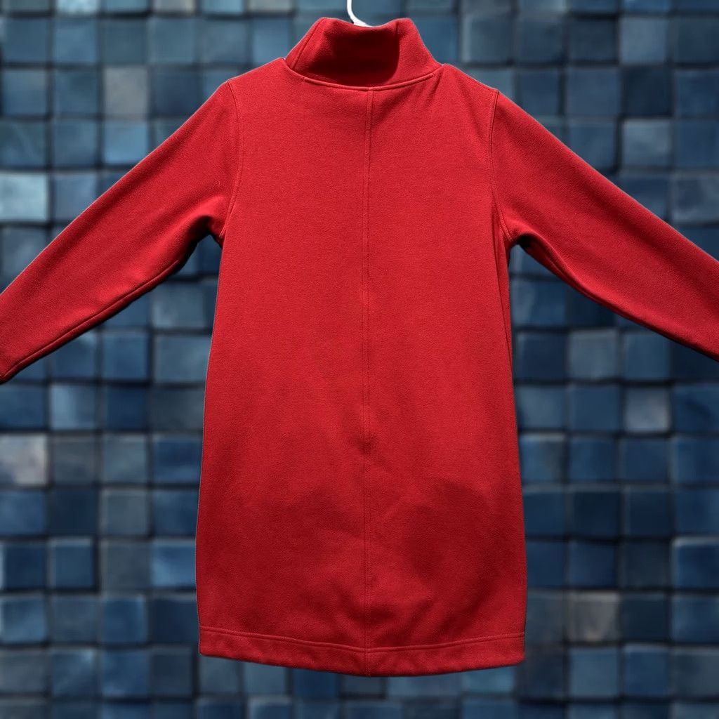 Athleta Athleta Cozy Karma Sweater Dress Womens XS Red Long Sleeve Pockets Twist Neck Size XS / US 0-2 / IT 36-38 - 1 Thumbnail