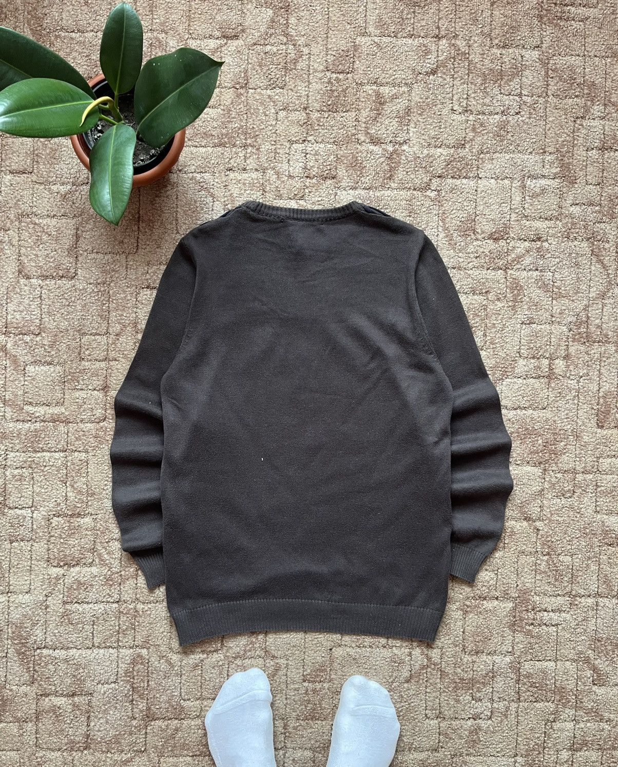 Armani Vintage Armani Jeans Authentic Made In Italy Brown Sweater Size US S / EU 44-46 / 1 - 6 Thumbnail