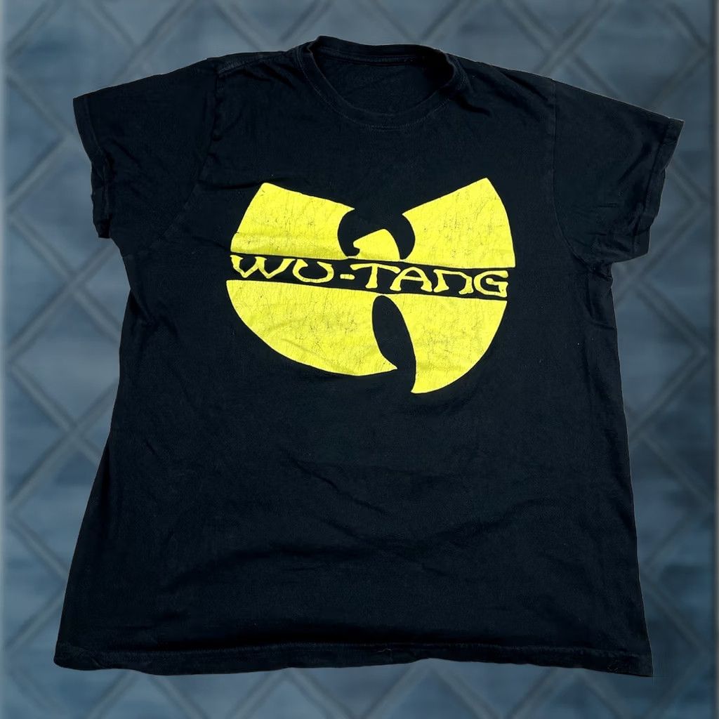 Vintage Wu-Tang Clan T Shirt Small Mens Black Short Sleeve Crew Neck Yellow Graphic Rap 90s Hip Hop Music Shirt Mens Size US S / EU 44-46 / 1 - 1 Thumbnail