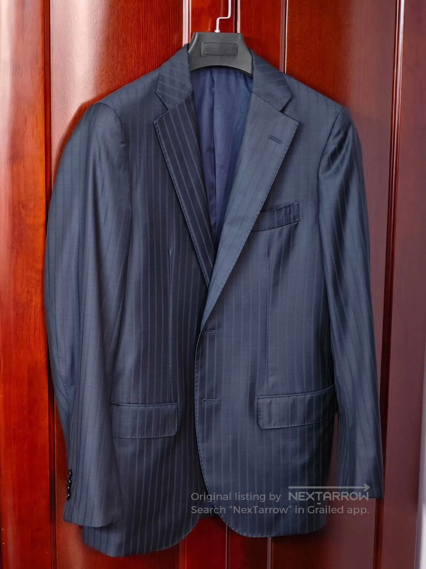 Ermenegildo Zegna Italian Zegna Wool-Linen Custom Suit. Size US S / EU 44-46 / 1 - 1 Thumbnail
