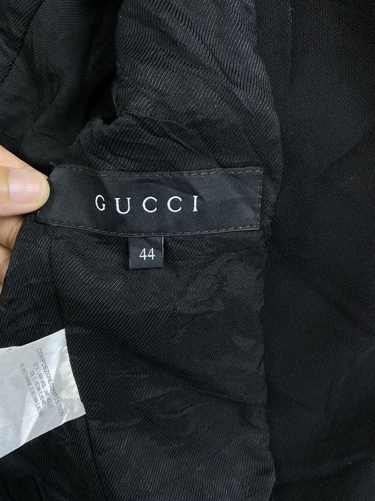 Gucci 🔥STEALS Gucci Italy Single Button Wool Blazer Jacket Size S / US 4 / IT 40 - 10 Thumbnail