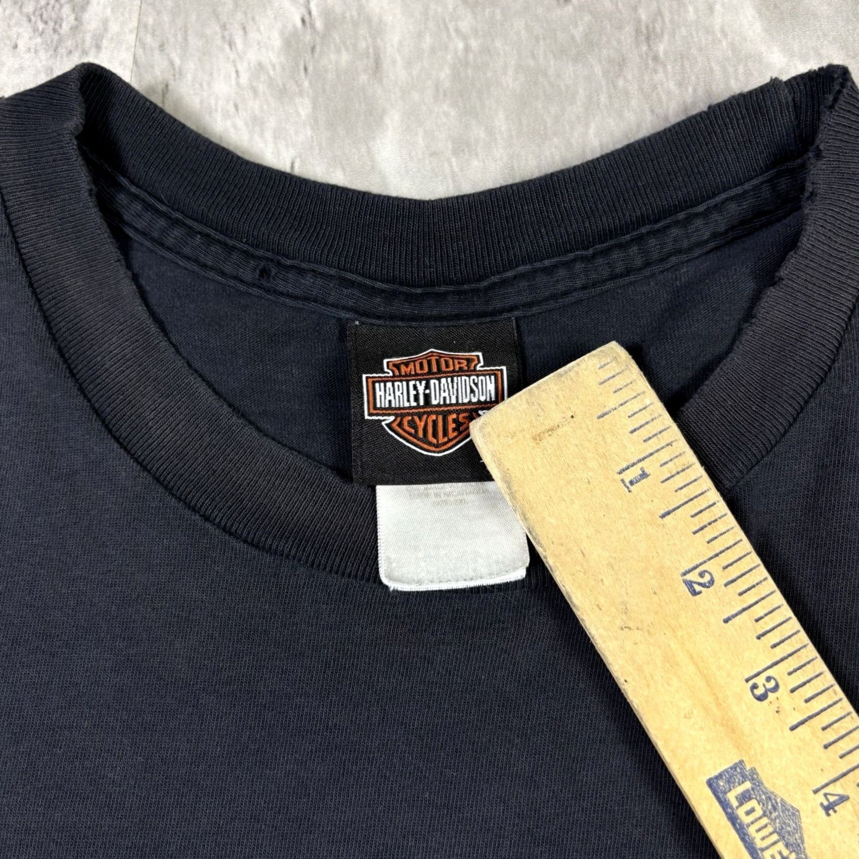 Harley Davidson VINTAGE Harley-Davidson Jamaica Pirate T Shirt Black XL 90s Men Crew Neck Short Sleeve Cotton Blend Vintage 101 Dalmatians Size US XL / EU 56 / 4 - 3 Thumbnail