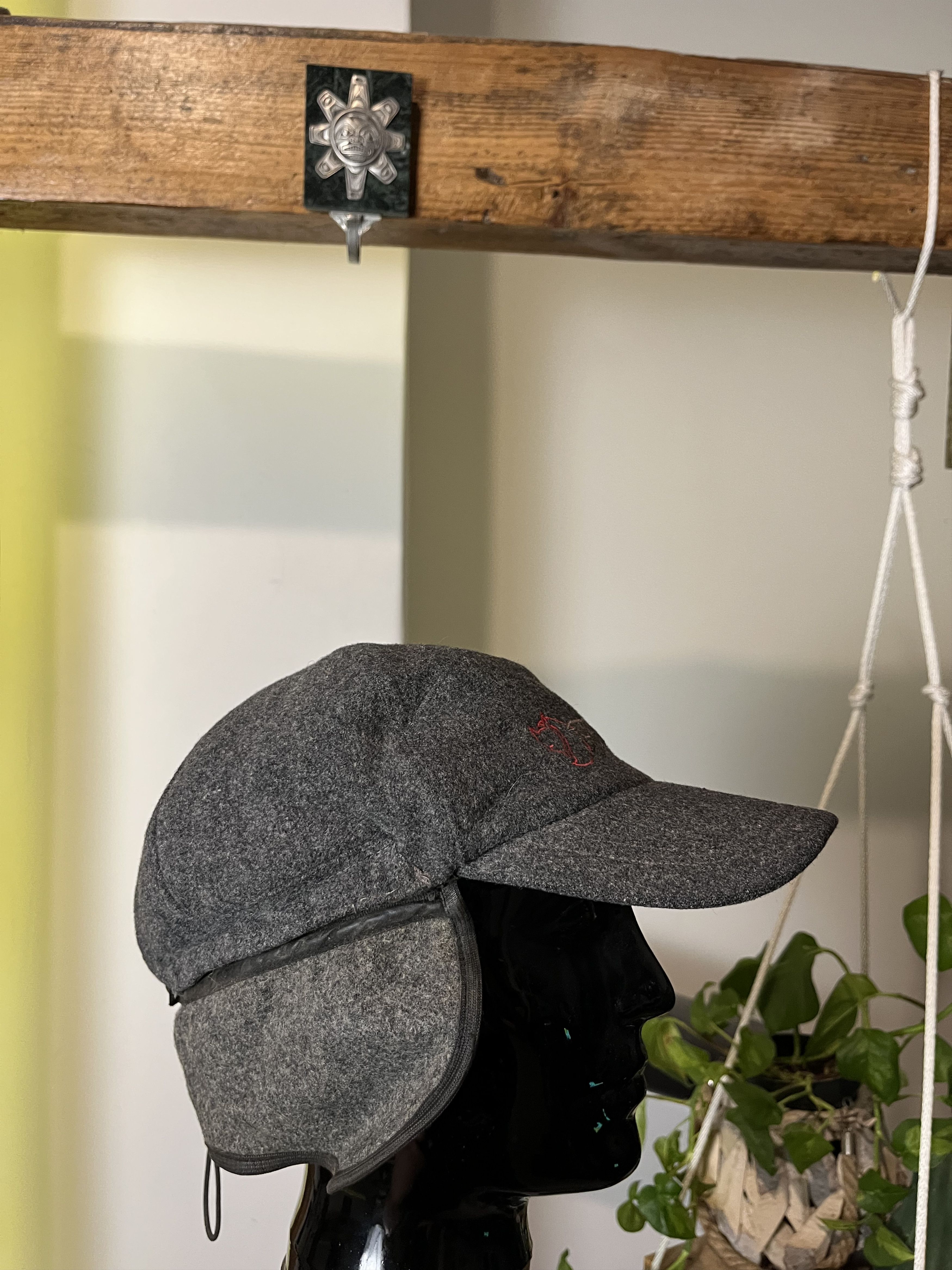 Fjallraven × Vintage Vintage 90s Fjallraven Gray Wool Cap Rare Size ONE SIZE - 2 Thumbnail