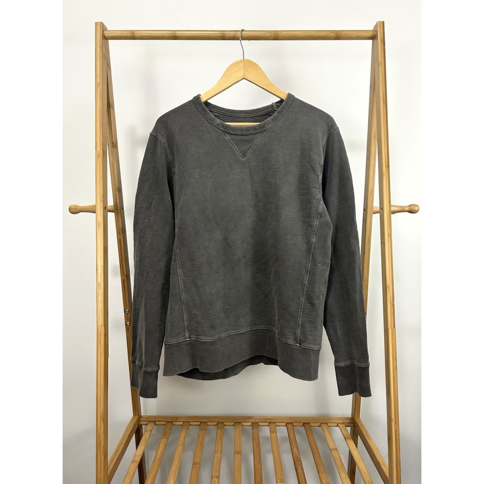 J.Crew VTG J. Crew Sun Faded Single V 50s 60s Repo Crewneck Sweatshirt L Gray Mens Shirt Pullover V-Neck Vintage True Vintage Theme 50s 60s Size US L / EU 52-54 / 3 - 2 Thumbnail