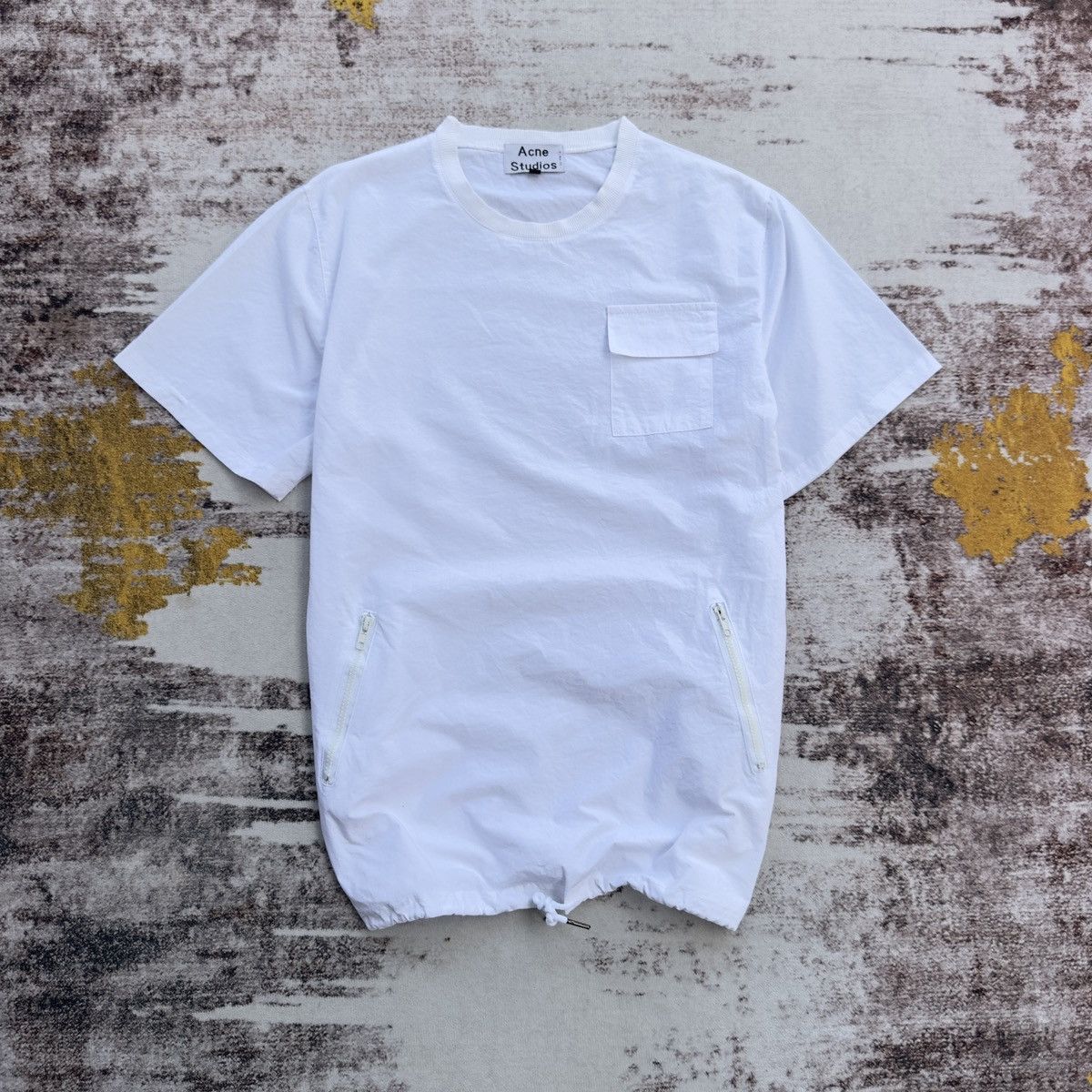 Acne Studios ACNE STUDIOS TECHNICAL NYLON T-SHIRT CHEST POCKET Size US XL / EU 56 / 4 - 1 Thumbnail