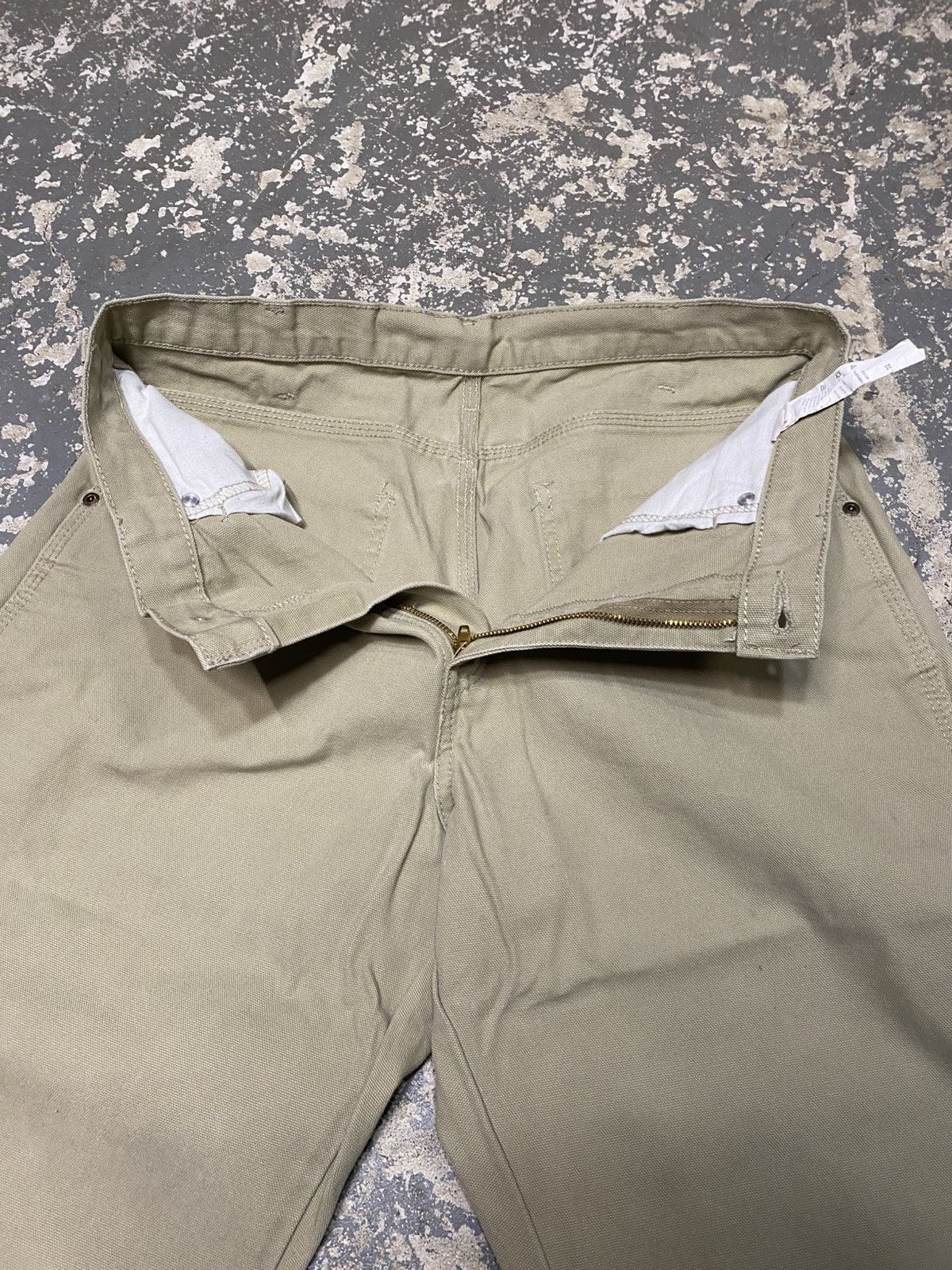 Carhartt × Dickies × Vintage Vintage Dickies Tan Cream Carpenter Baggy Fit Pants Size US 32 / EU 48 - 10 Thumbnail