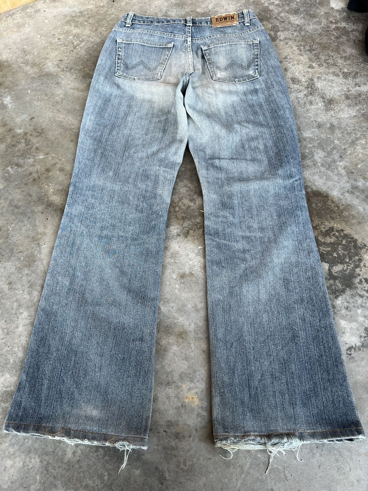 Edwin × If Six Was Nine × Japanese Brand 🌈Flare 90’s style Edwin Faded Washed Jean Size US 28 / EU 44 - 2 Thumbnail