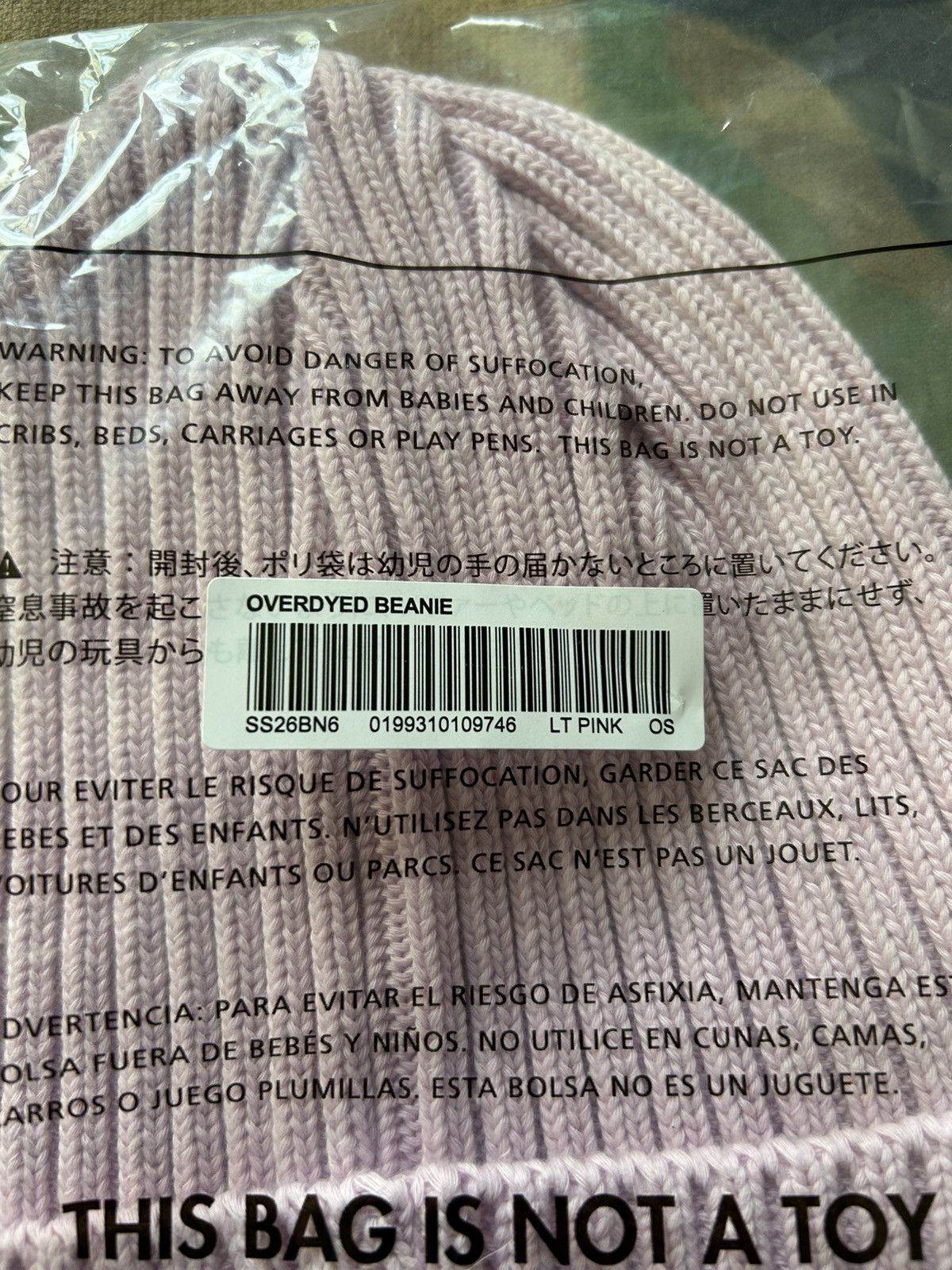 Supreme Supreme Overdyed Beanie Light Pink SS26 Size ONE SIZE - 5 Thumbnail