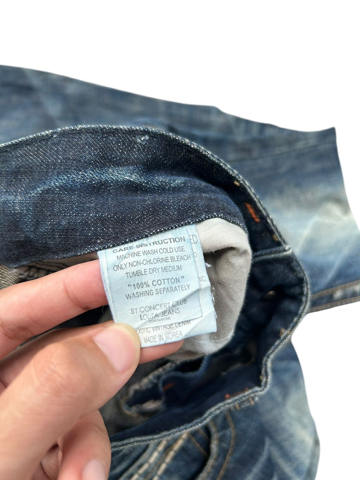 Kapital Flare YOSHITOMO NARA LOLITA JAPANESE Low rise Denim Jeans Size US 29 - 14 Thumbnail