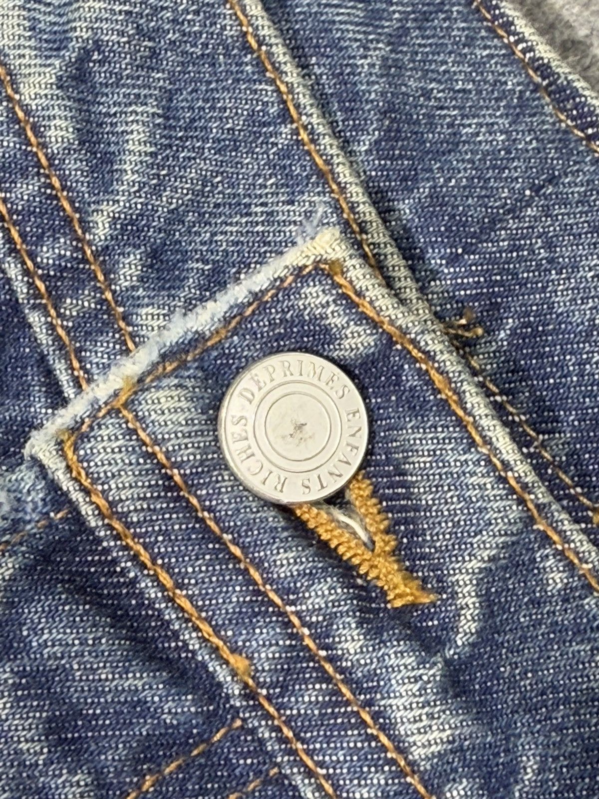 Enfants Riches Deprimes ERD - Hit & Run Straight- Appliquéd Distressed Jeans Size US 34 / EU 50 - 6 Thumbnail
