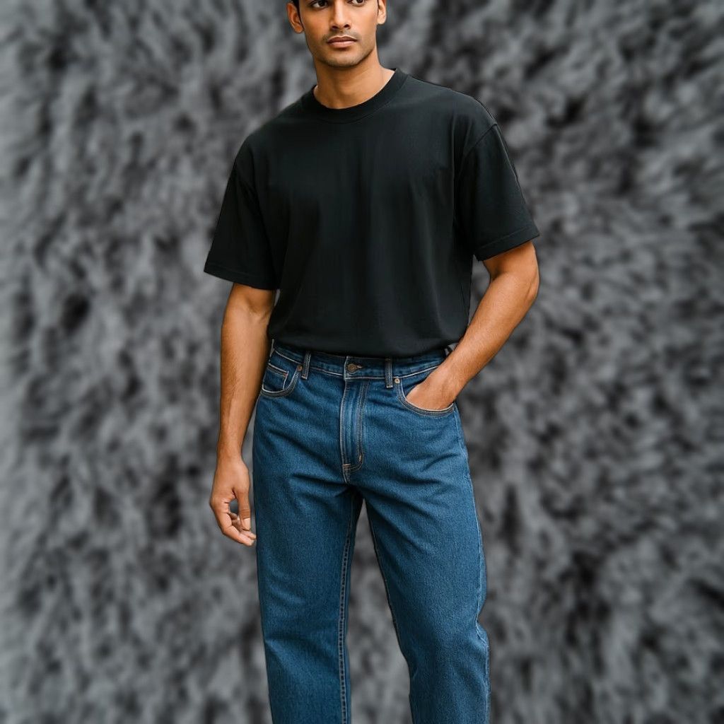 Polo Ralph Lauren Ralph Lauren Polo Jeans Mens 36 X 32 Blue Denim High-Rise Straight Leg Jeans Vintage No Size US M / EU 48-50 / 2 - 1 Thumbnail