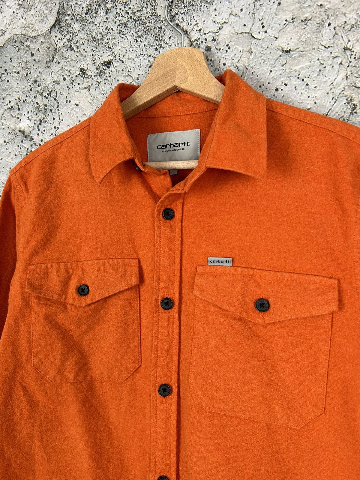 Carhartt Carhartt WIP Orange Shirt Button Ups Streetwear Workwear Size US S / EU 44-46 / 1 - 3 Thumbnail