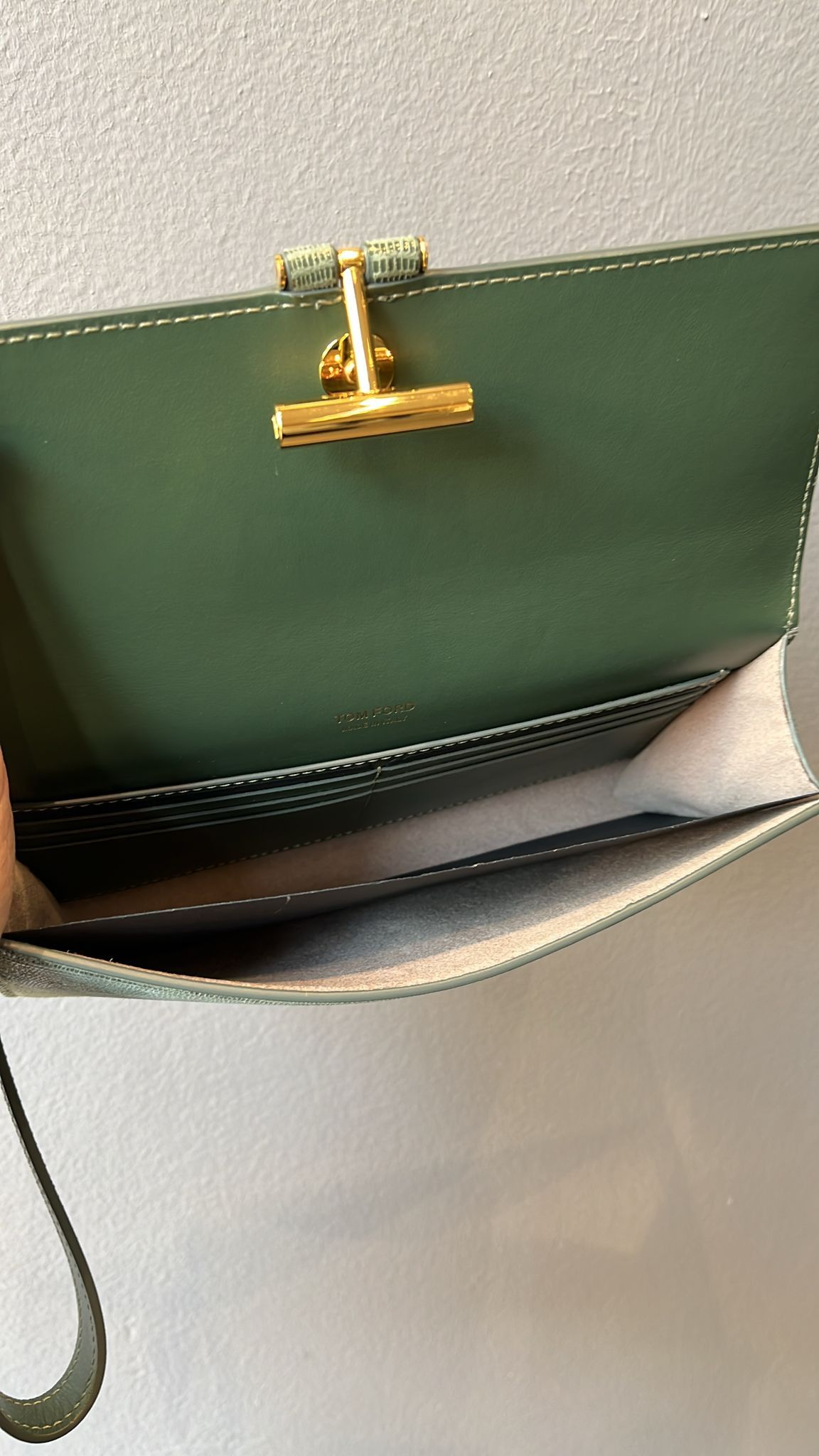 Tom Ford o1loc1c0126 S0508 Size: OS / Pouch in Green Size ONE SIZE - 3 Thumbnail
