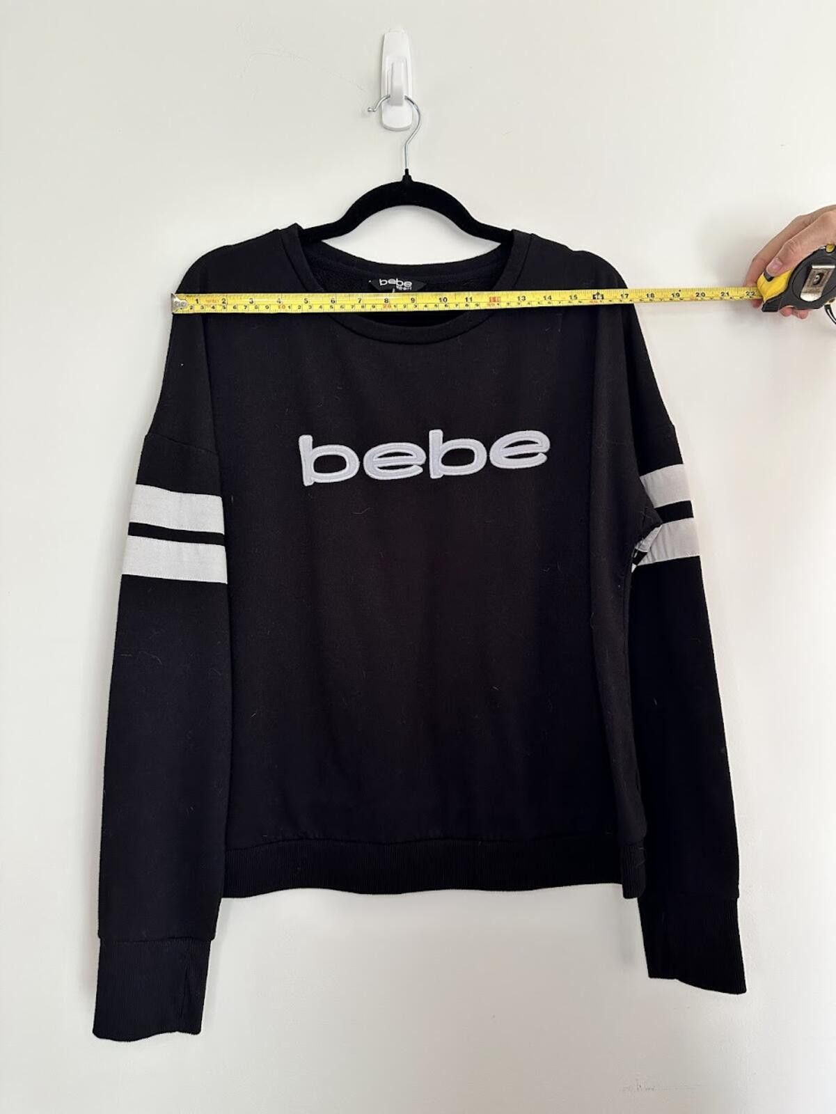 United Colors Of Benetton Bebe Black & White Sweatshirt - Sz. XL Size XL / US 12-14 / IT 48-50 - 3 Thumbnail