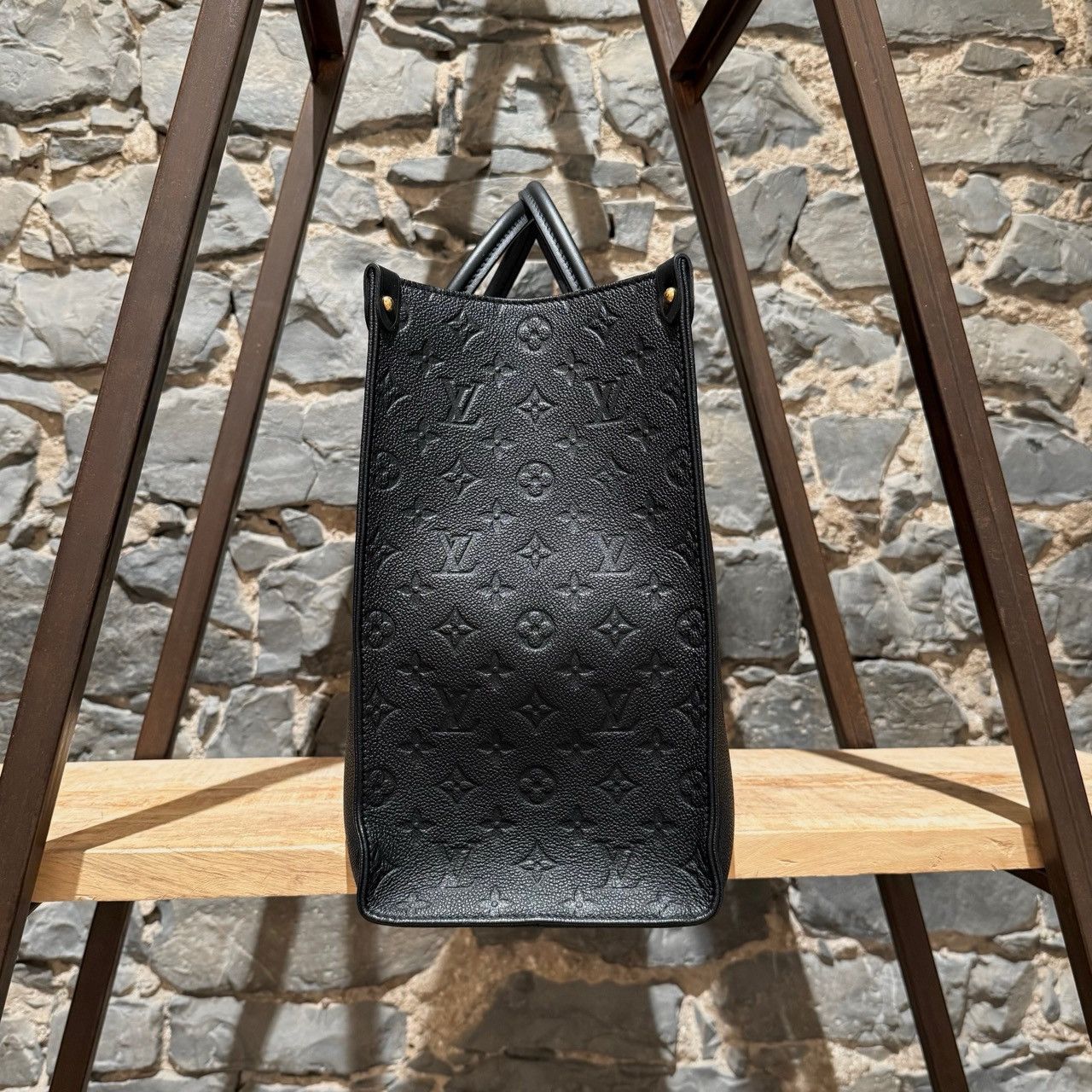 Louis Vuitton Louis Vuitton OnTheGo GM Black Empreinte Giant Tote Bag Size ONE SIZE - 8 Thumbnail