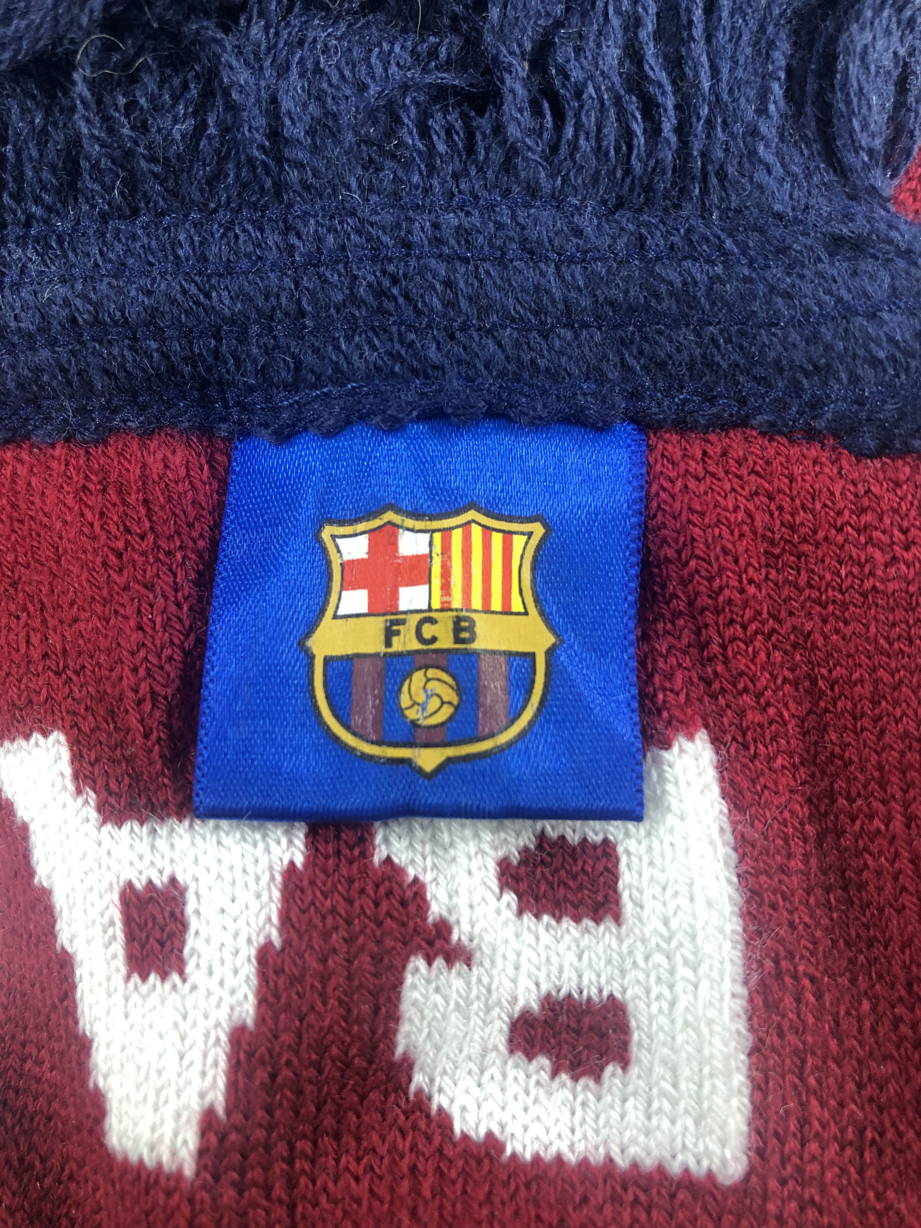 Vintage F.C. Barcelona Scarf / Muffler / Neckwear Size ONE SIZE - 4 Thumbnail