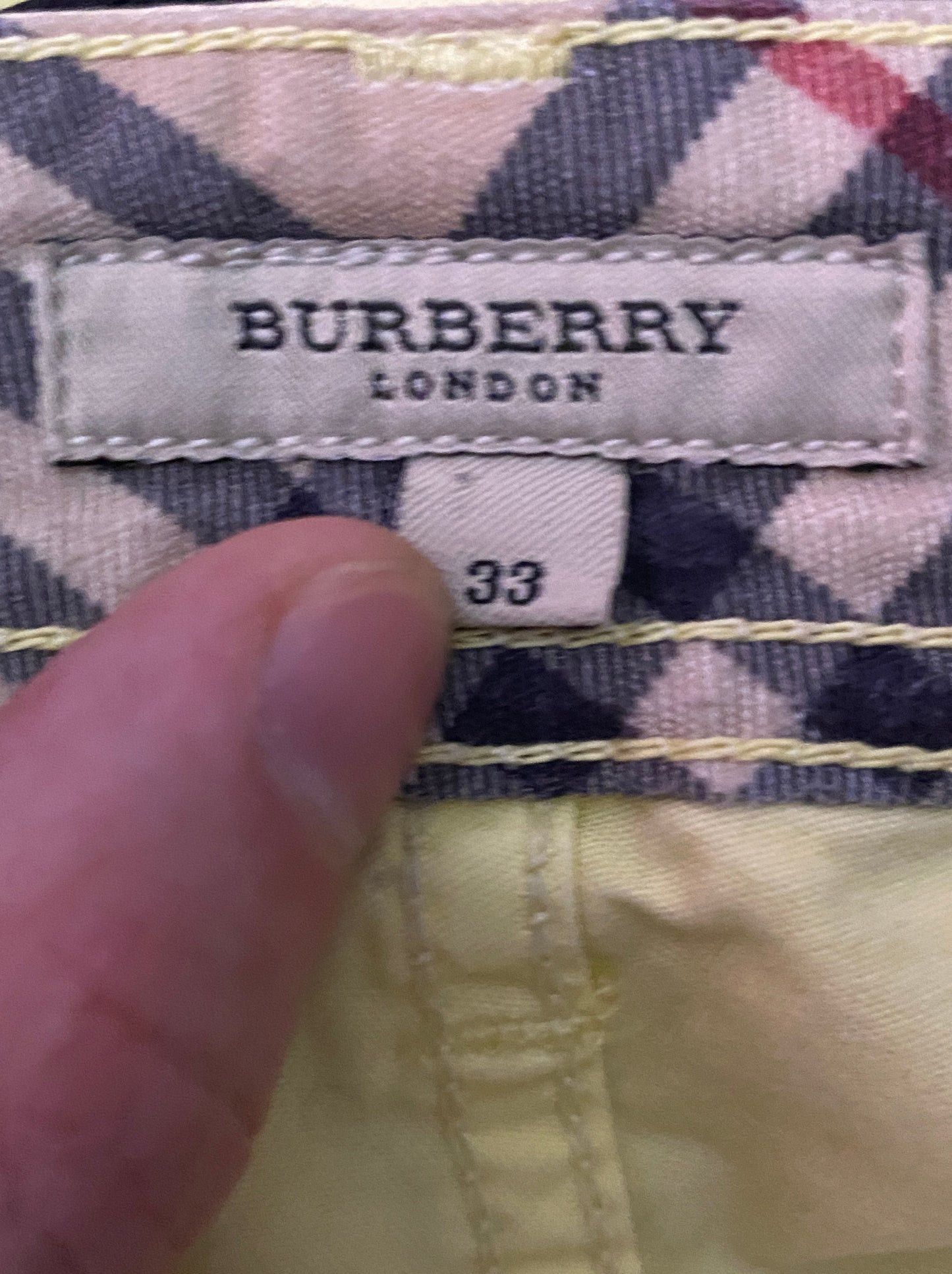 Burberry × Vintage Burberry Vintage Men's Chino Pants - 33 Size US 33 - 6 Thumbnail
