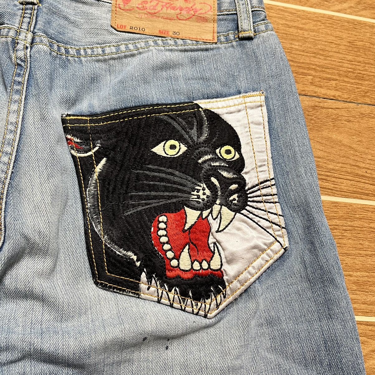 Ed Hardy Ed Hardy Denim Baggy Pants Size US 30 / EU 46 - 17 Thumbnail