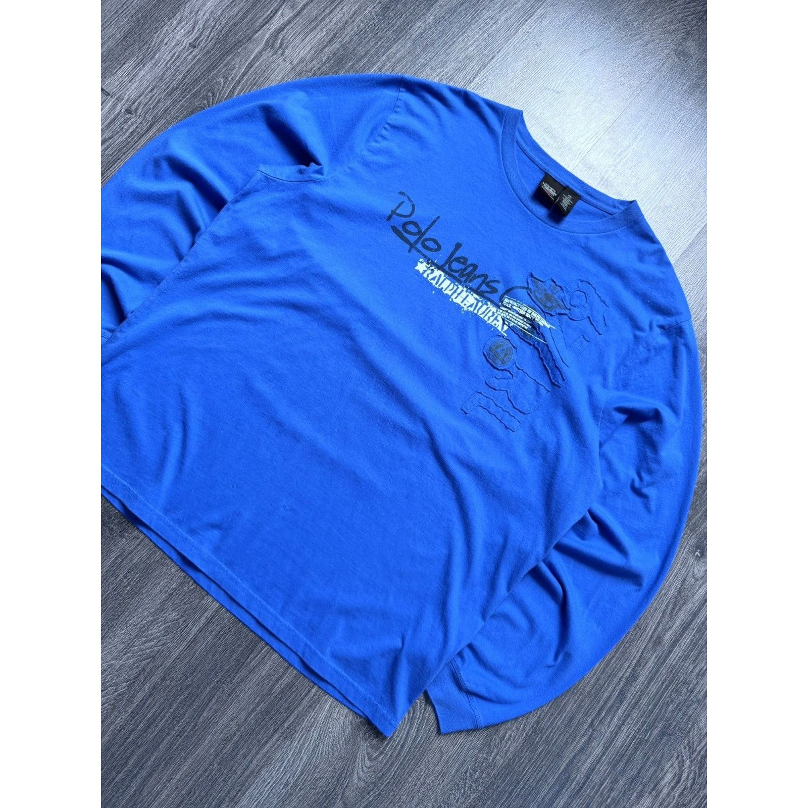 RRL Ralph Lauren × Ralph Lauren × Vintage Y2K Vintage Ralph Lauren Polo Jeans Company Long Sleeve Size US XL / EU 56 / 4 - 3 Thumbnail