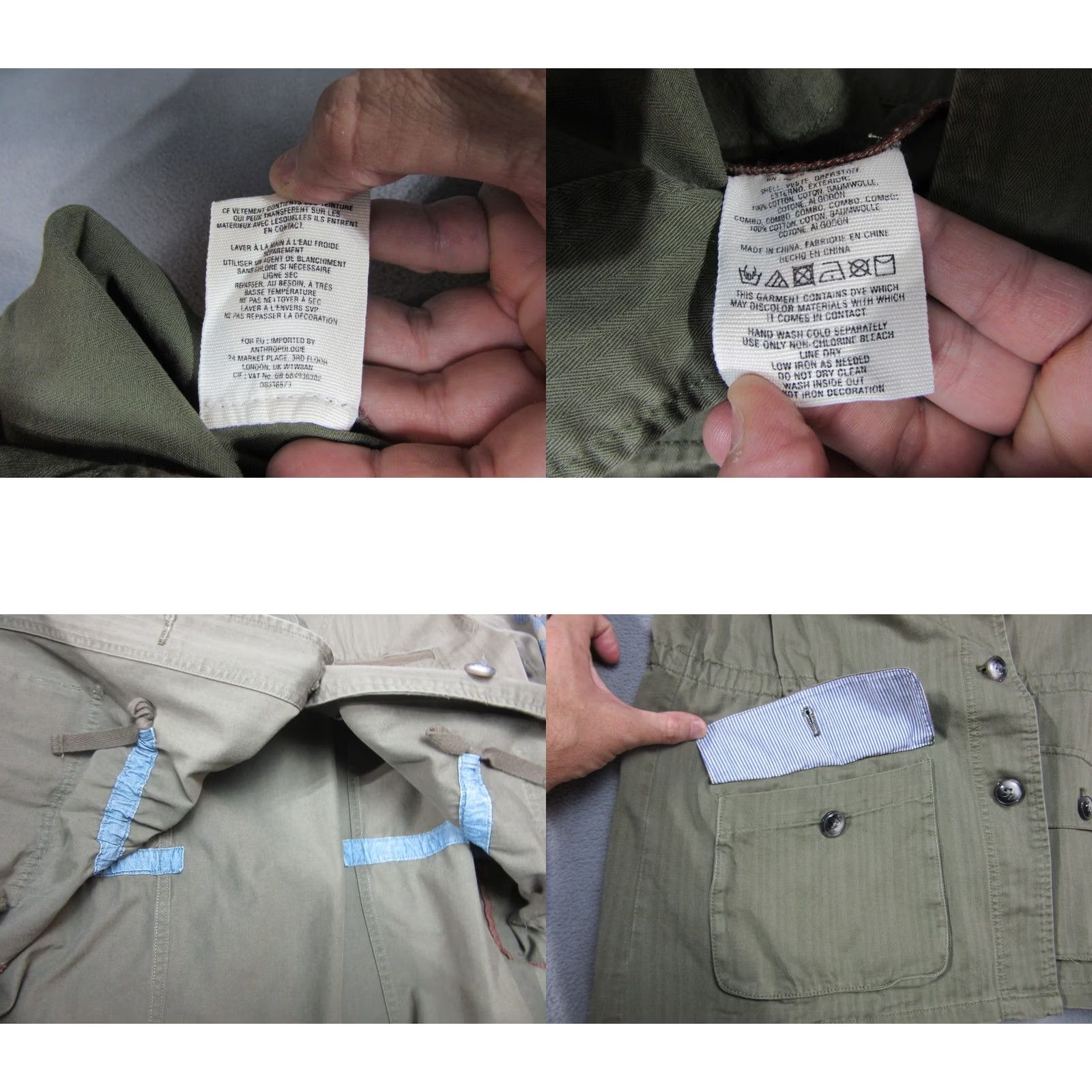 Anthropologie Anthropologie Jacket Womens Medium Olive Green Embroidered Button Front Hei Hei Size M / US 6-8 / IT 42-44 - 8 Thumbnail