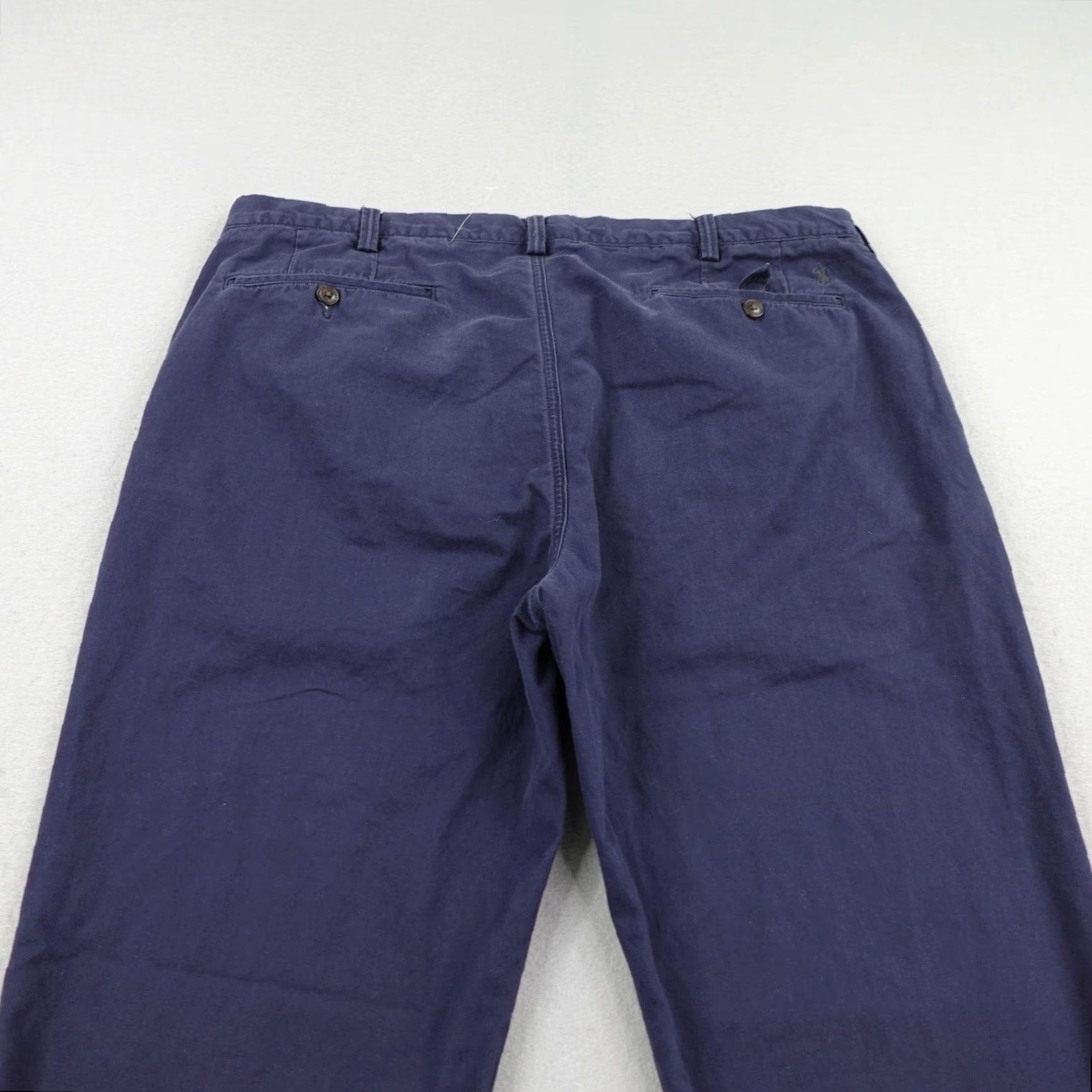 Polo Ralph Lauren Polo Ralph Lauren Pants Men 38x30 Chino Twill Stretch Straight Fit Navy Blue Casual) Size US M / EU 48-50 / 2 - 6 Thumbnail