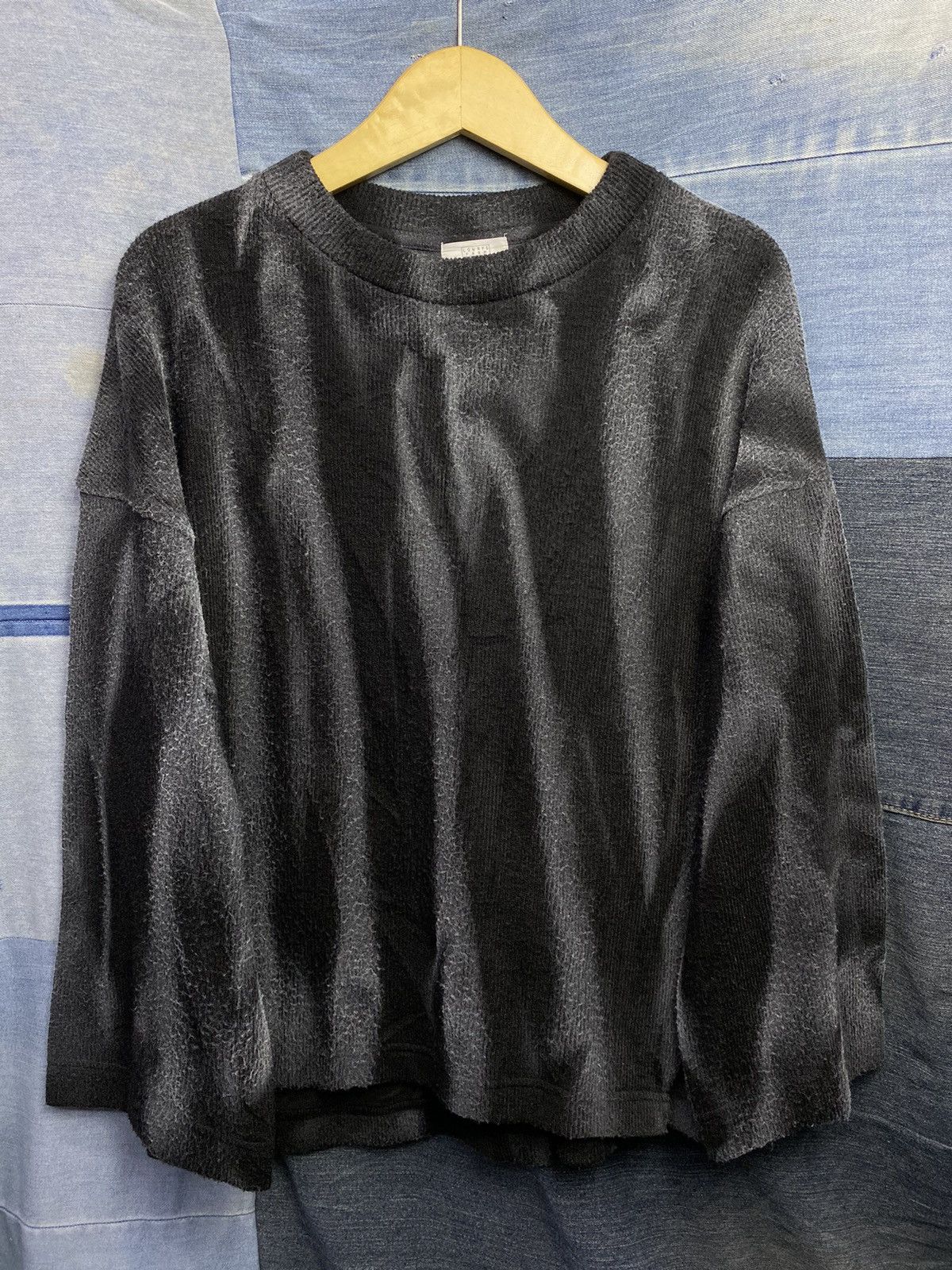 Beauty Beast × Hysteric Glamour × Japanese Brand Grunge Knit lowrys farm smoked wash baggy sleeve Size US M / EU 48-50 / 2 - 5 Thumbnail