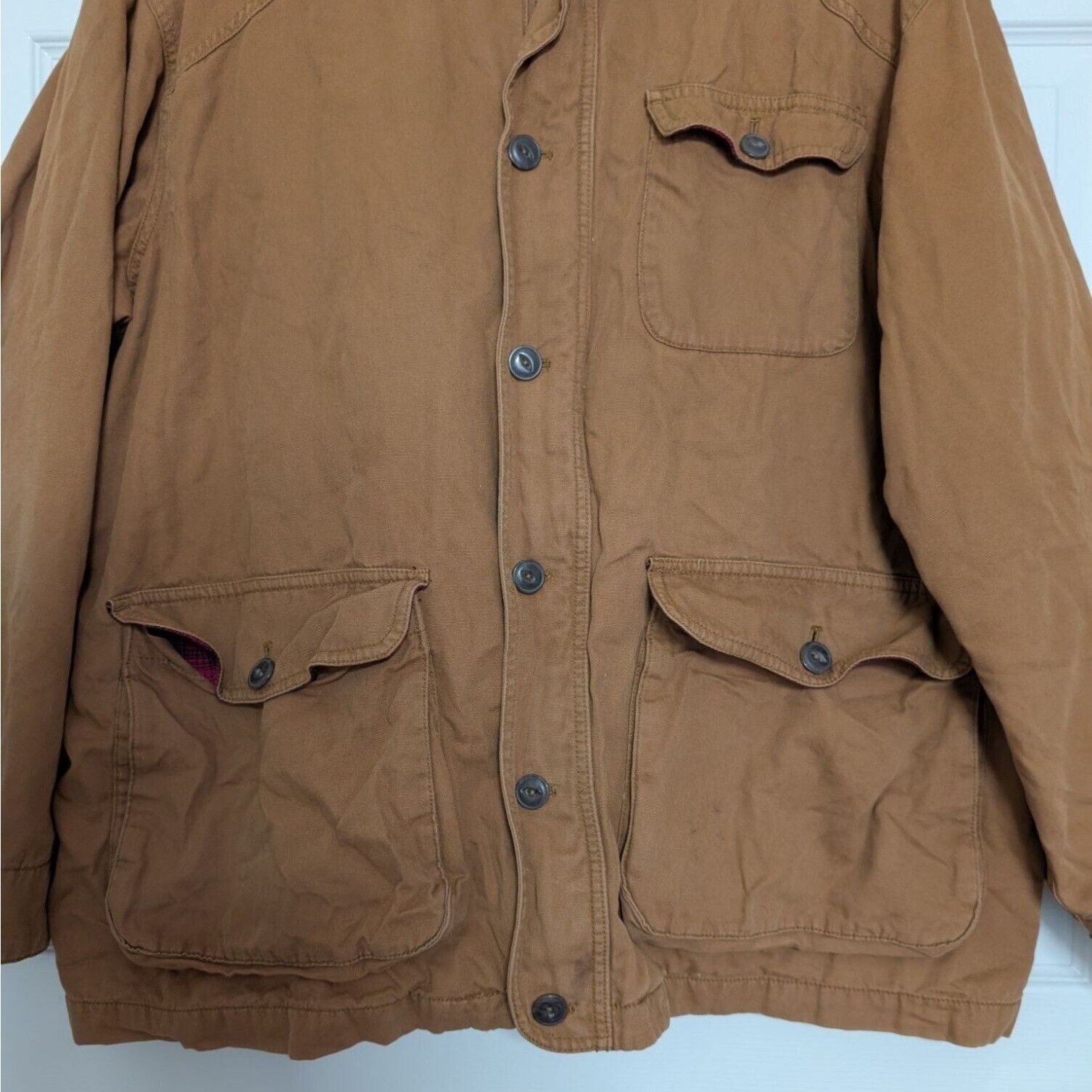 Orvis Orvis Classic Chore Jacket Mens Size XL Tobacco Brown Size US XL / EU 56 / 4 - 3 Thumbnail