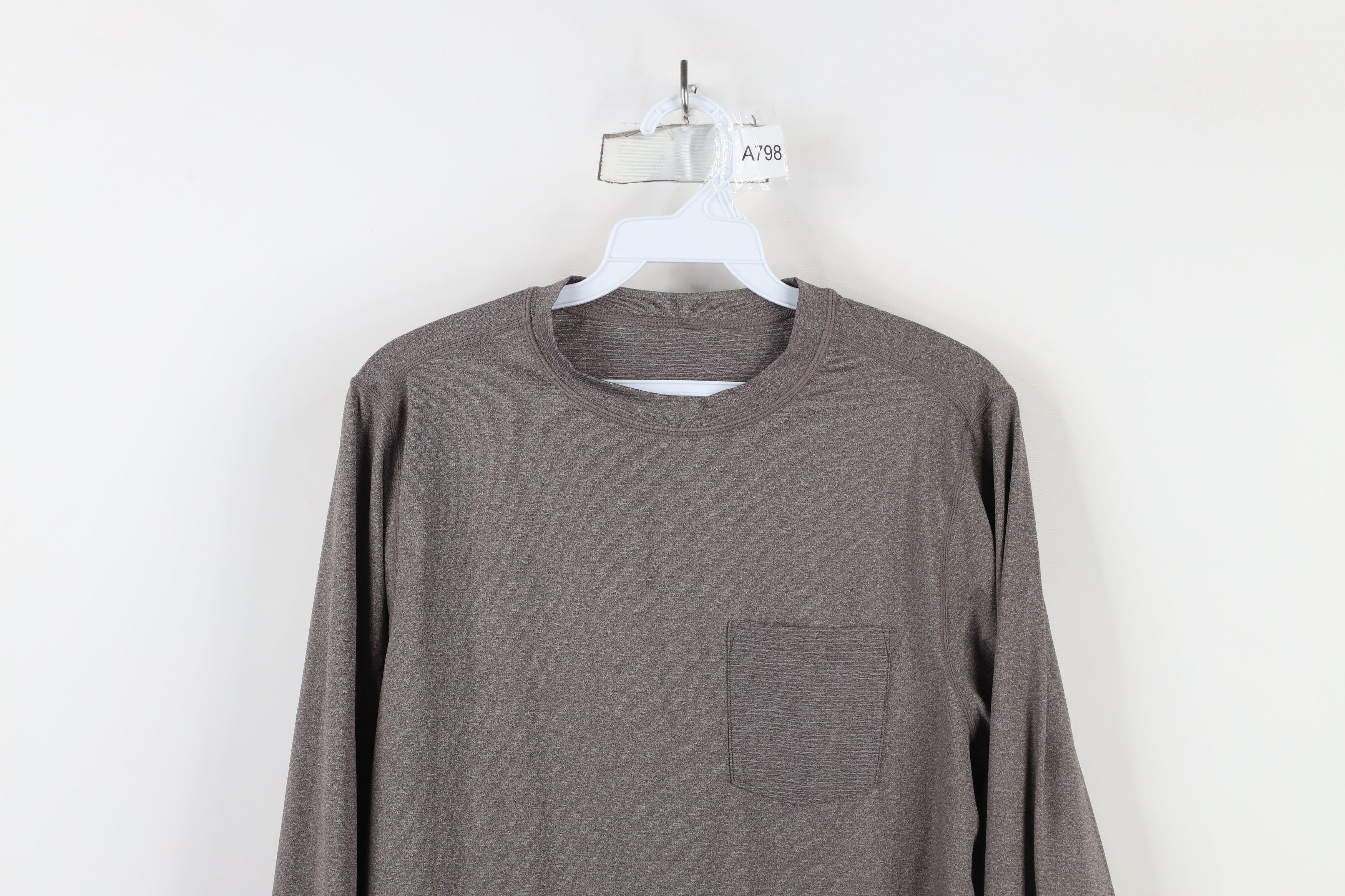 Vintage × Vuori Vuori Performance Running Jogging Long Sleeve T-Shirt Brown Size US S / EU 44-46 / 1 - 2 Thumbnail