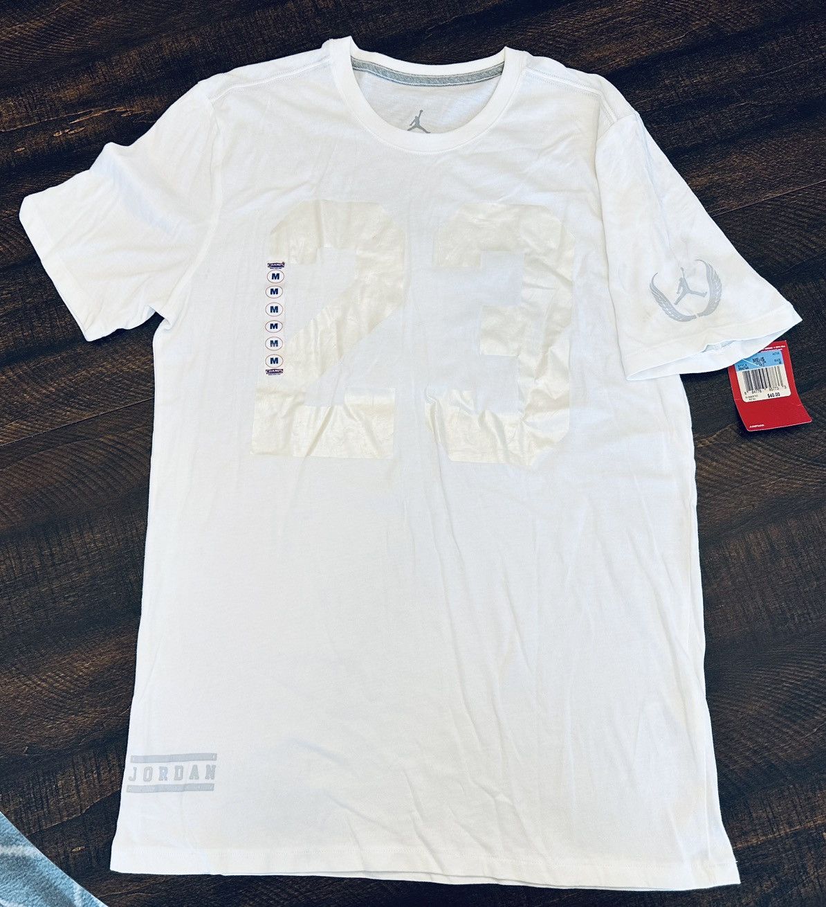Nike NWT-Stains- Nike Air Jordan #23 Men’s T-Shirt-Size Medium Size US M / EU 48-50 / 2 - 6 Thumbnail