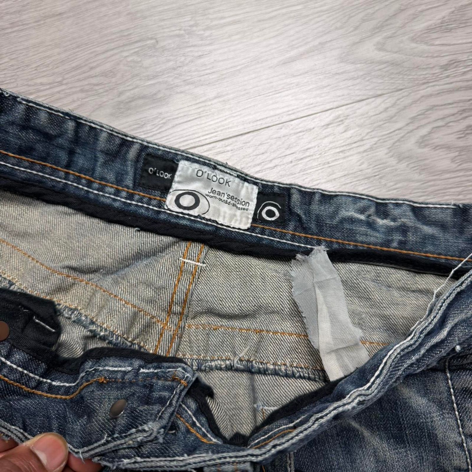 Vintage Vintage Y2K O’Look Flap Pocket Straight Leg Denim Jeans Size US 34 / EU 50 - 3 Thumbnail