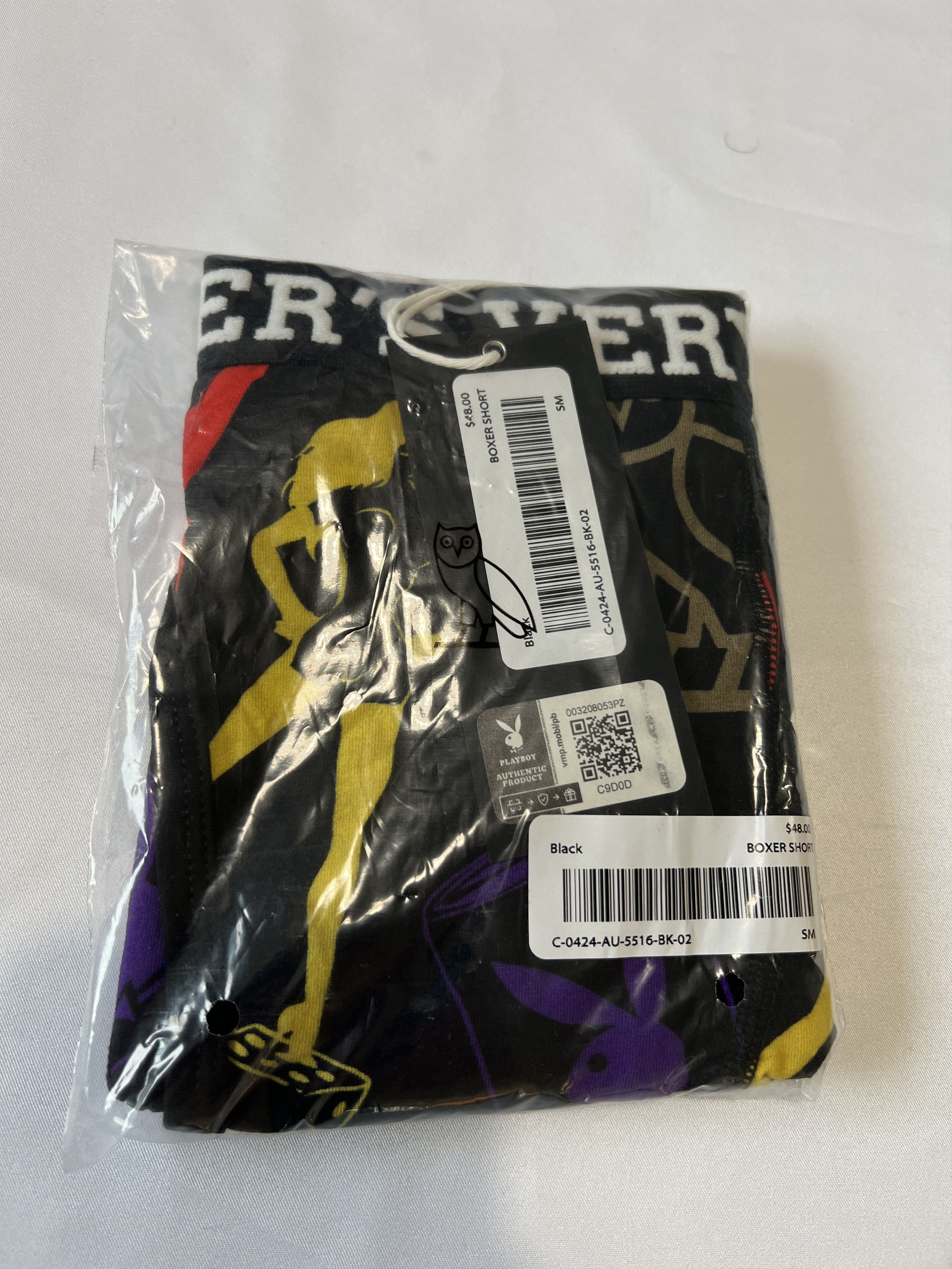 Drake OVO x PLAYBOY PIN-UP BOXER size small Size 28 - 4 Thumbnail