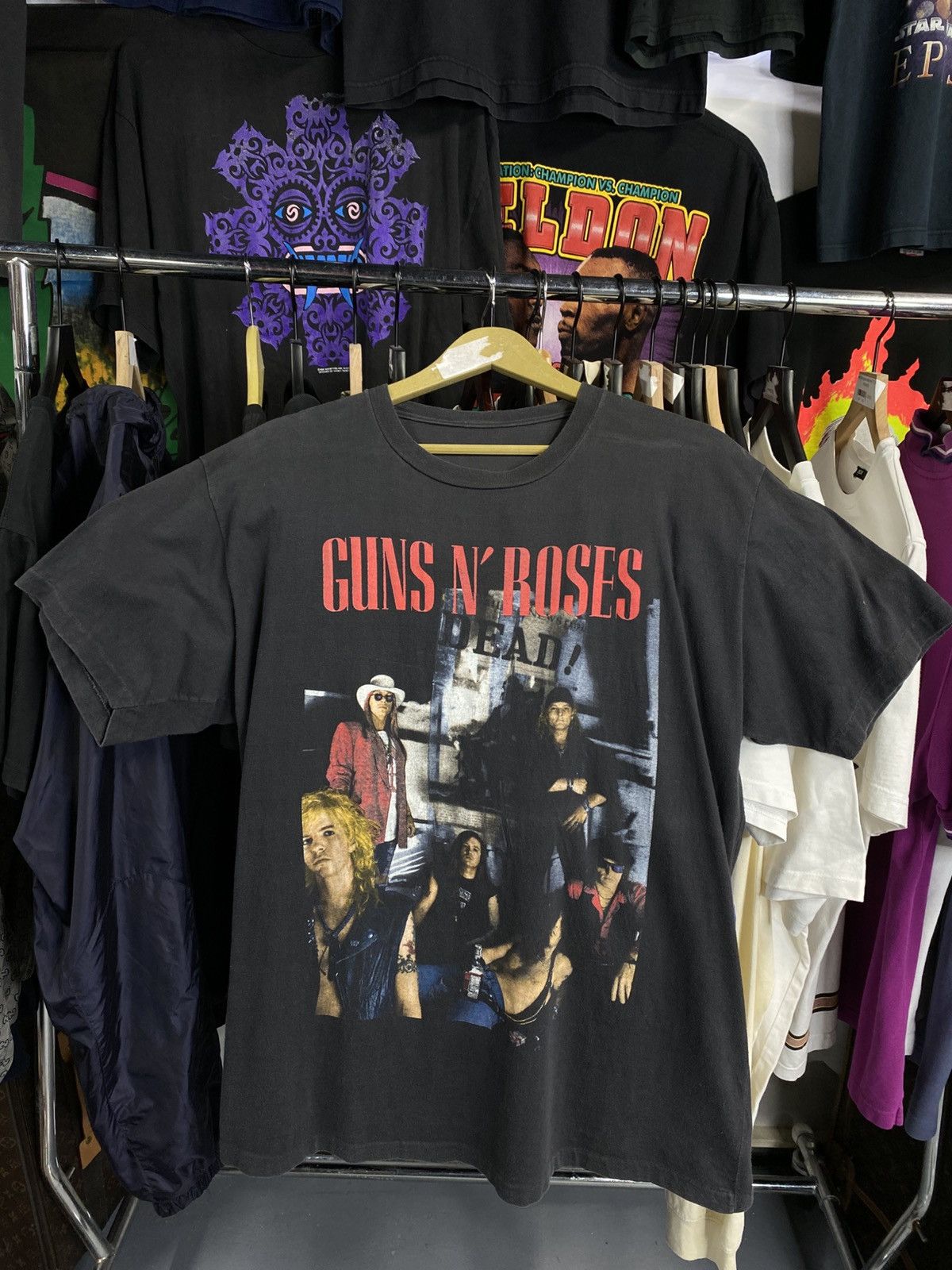Band Tees × Vintage Vintage 90’s Guns n Roses Band Tee Shirt Large Size US L / EU 52-54 / 3 - 1 Thumbnail