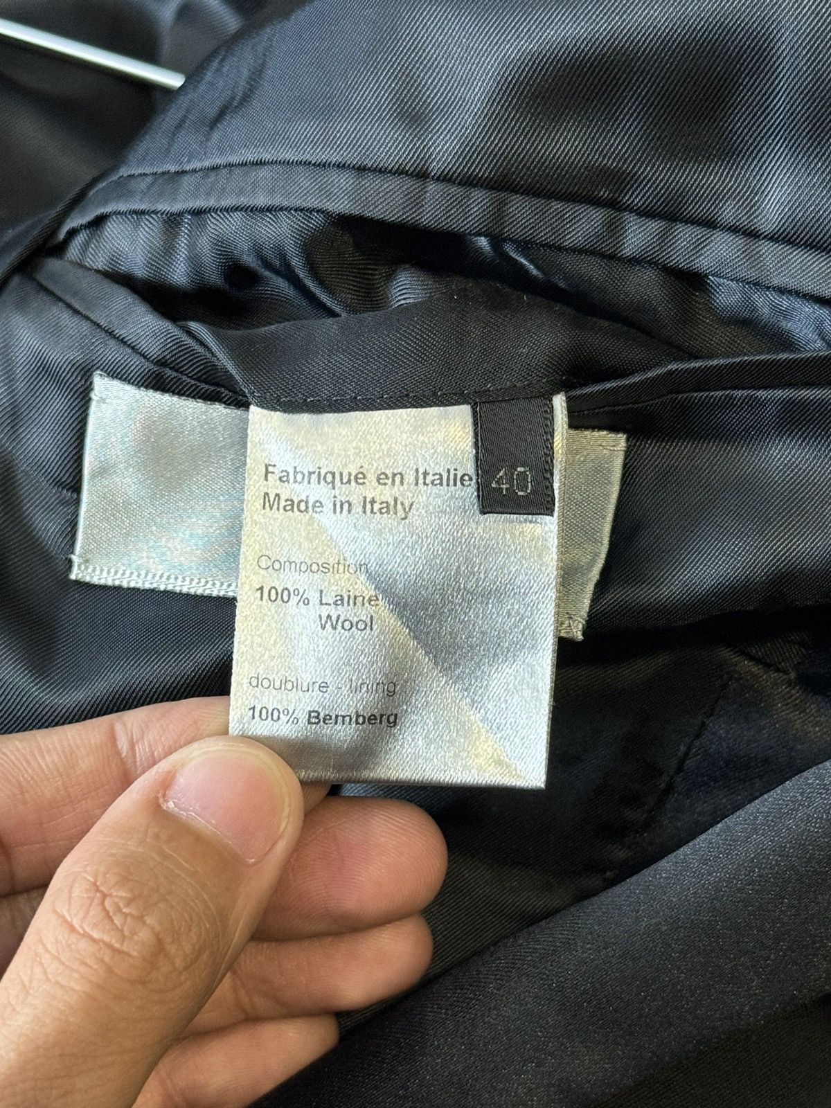 Dior × Hedi Slimane Dior | Hedi Slimane | Smoking Blazer Jacket Size 40R - 9 Thumbnail