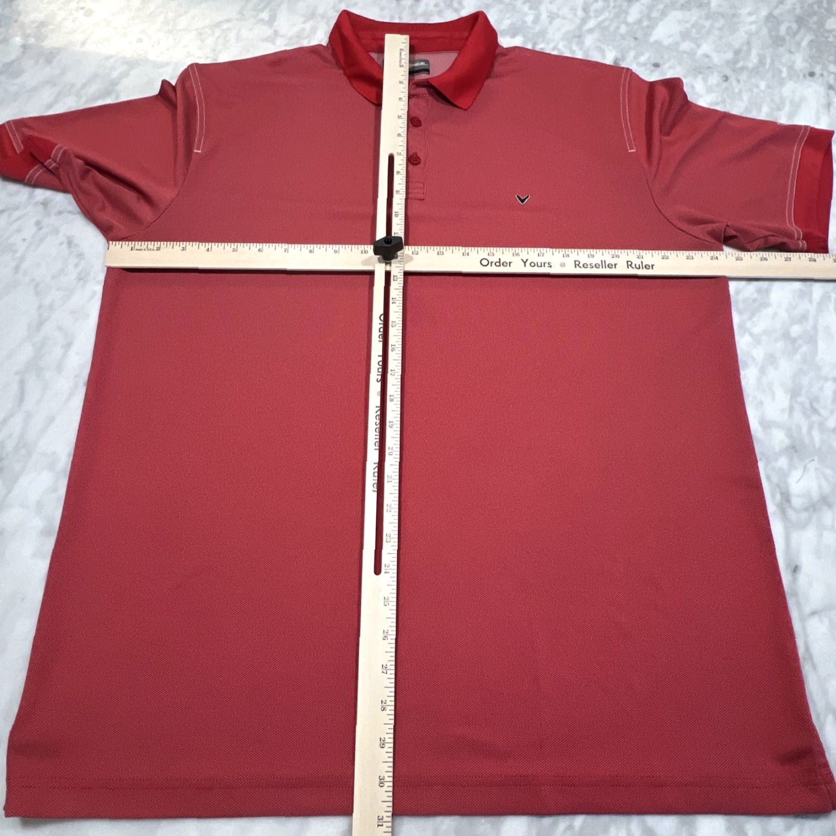 Callaway Callaway Polo Opti Dri Red Logo Golf Shirt Collared XL Men’s Short Sleeve Sports Shirt Size US XL / EU 56 / 4 - 7 Thumbnail