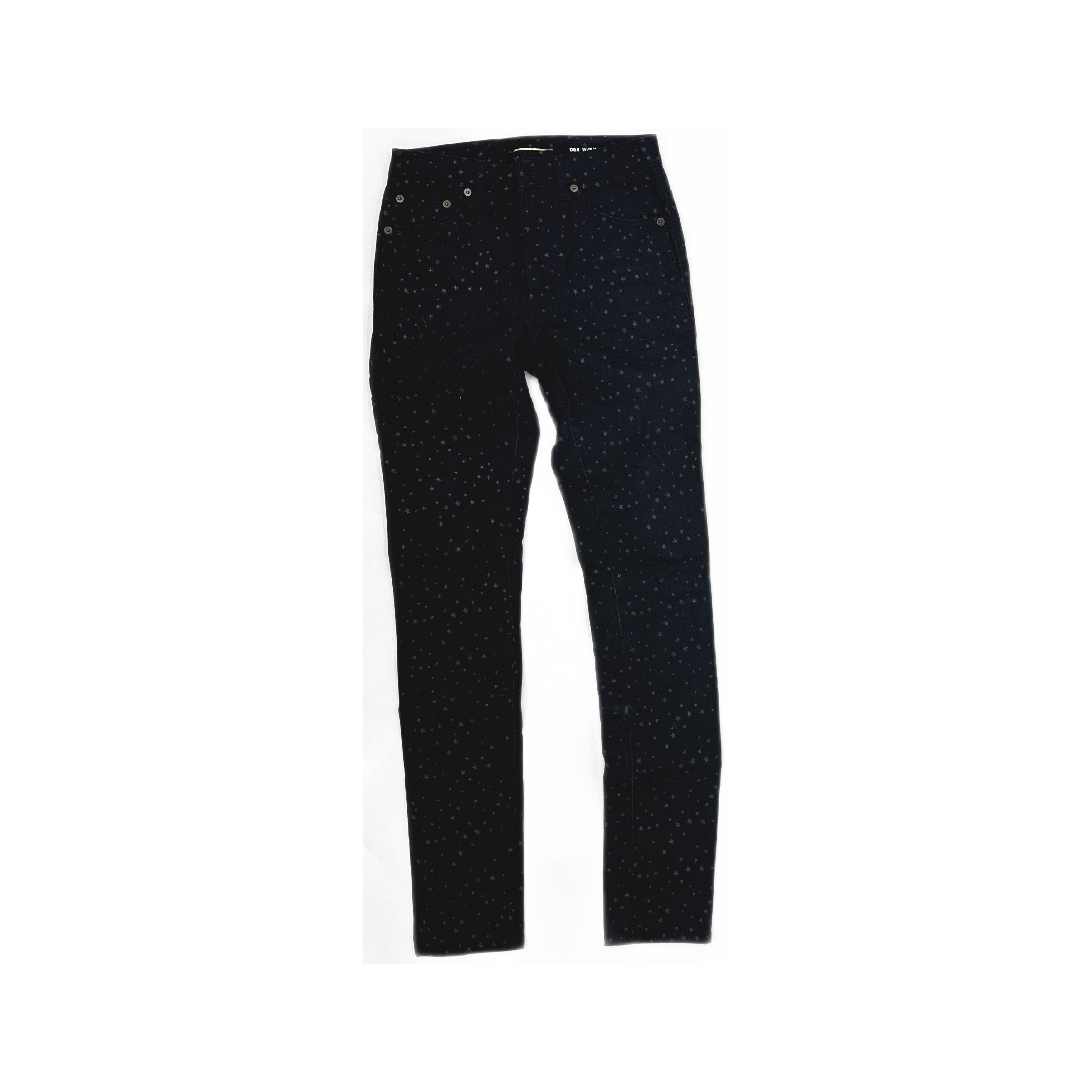 Saint Laurent Paris Saint Laurent Star Print Jeans Size 24 Size 24" / US 00 / IT 34 - 1 Thumbnail
