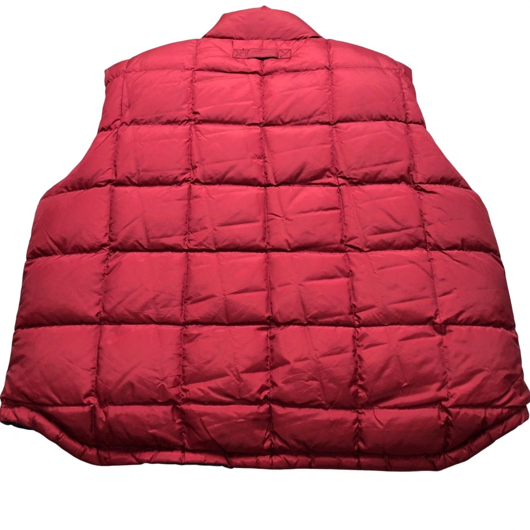 Gap VINTAGE Gap Quilted Reversible Waterfowl Down Filled Puffer Vest Nylon Mens XL Red 90s Outdoor Zip Pockets Quilted Wool Free? Size US XL / EU 56 / 4 - 7 Thumbnail