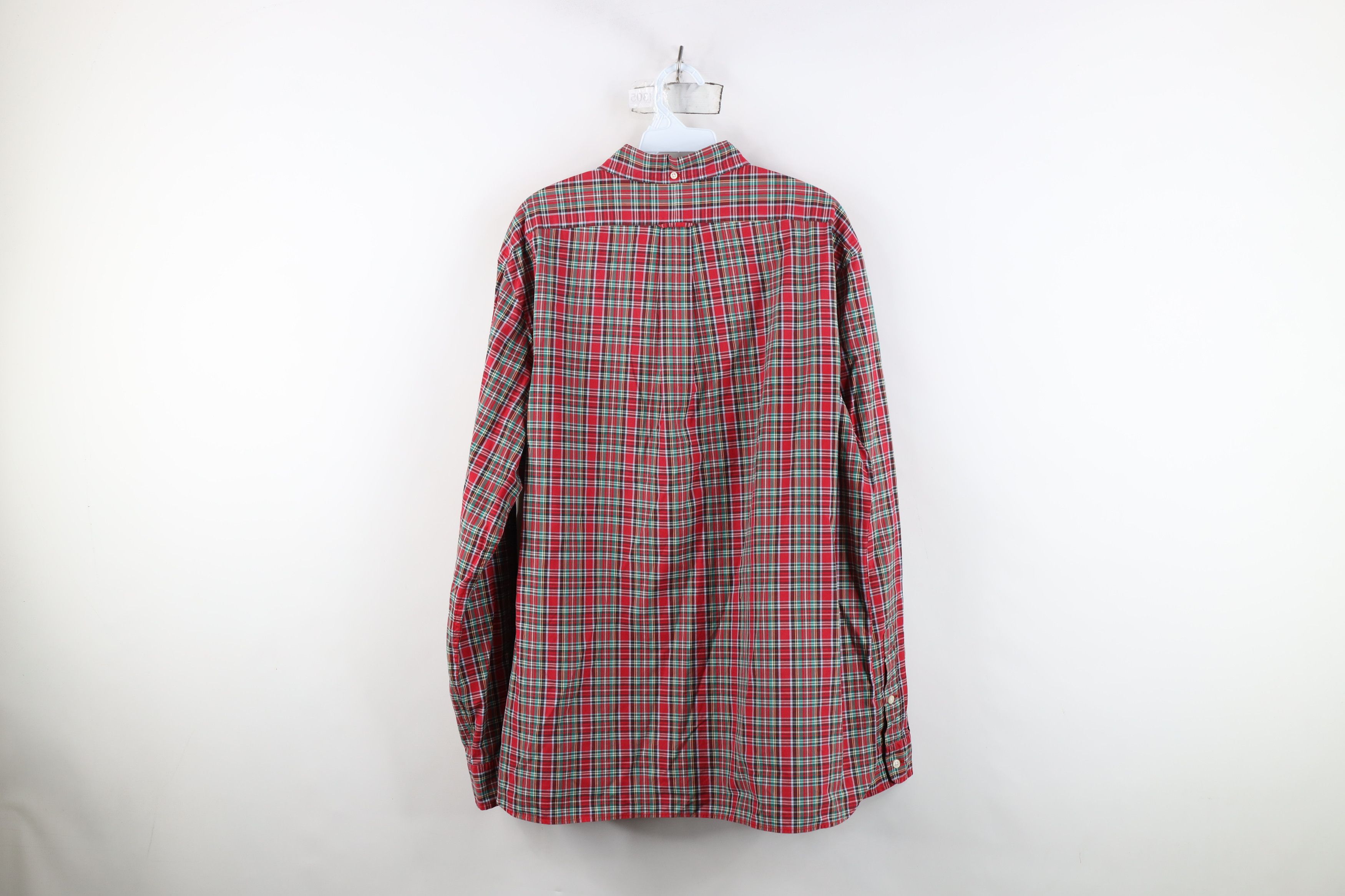 Ralph Lauren Vintage 90s Ralph Lauren Collared Down Shirt Rainbow Plaid Size US XL / EU 56 / 4 - 12 Thumbnail