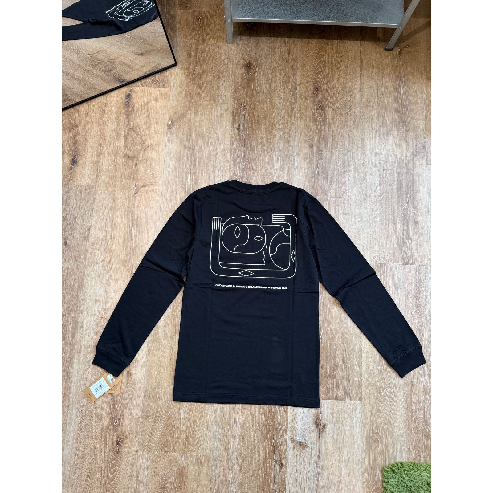 Umbro Akomplice x Umbro Uno Long Sleeve Tee Black NWT Size US S / EU 44-46 / 1 - 1 Thumbnail